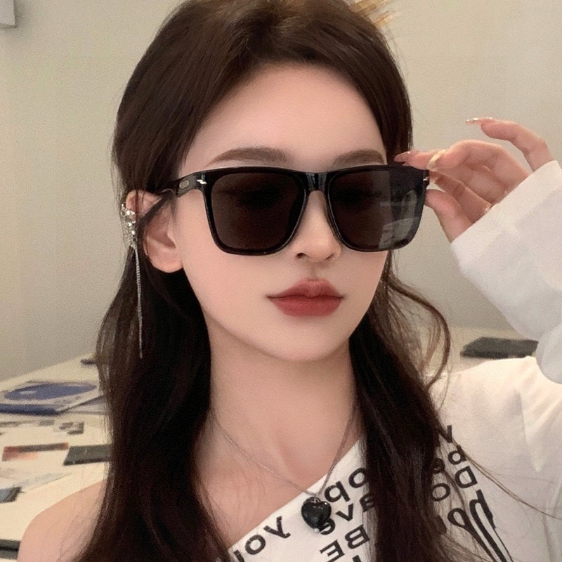 🔺 【GUCCI】2025开春新款 潮流爆款 时尚方框偏光太阳镜 高品质 佩戴舒适 网红潮款墨镜 女士高