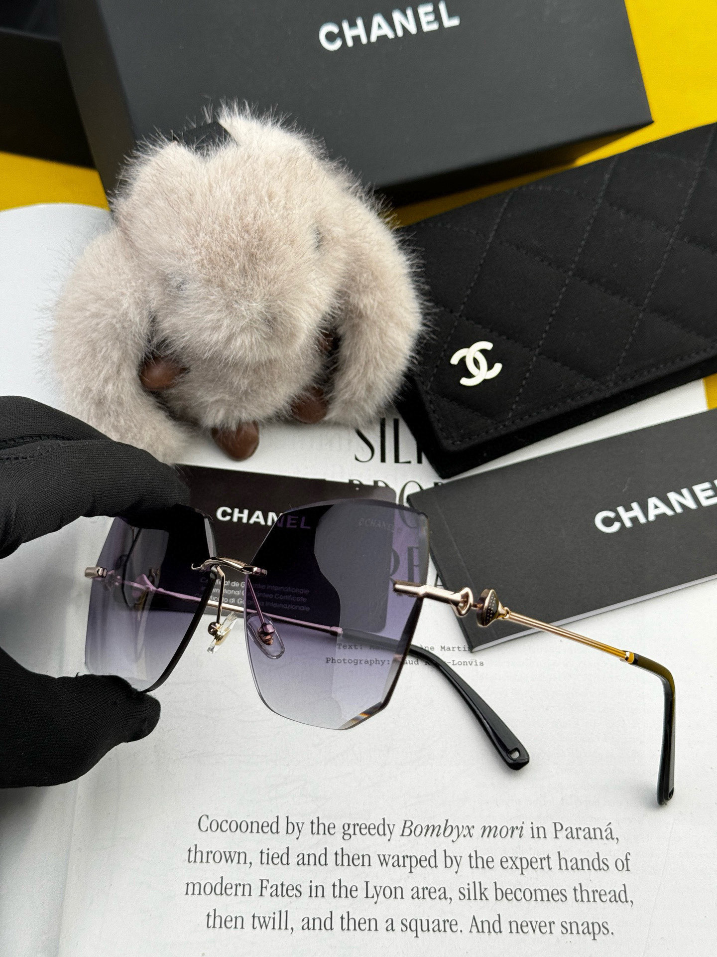 🔺 【香奈儿-尼龙偏光太阳镜】2025开春新款 潮流爆款 时尚多边形偏光太阳镜 高品质 佩戴舒适 网红潮