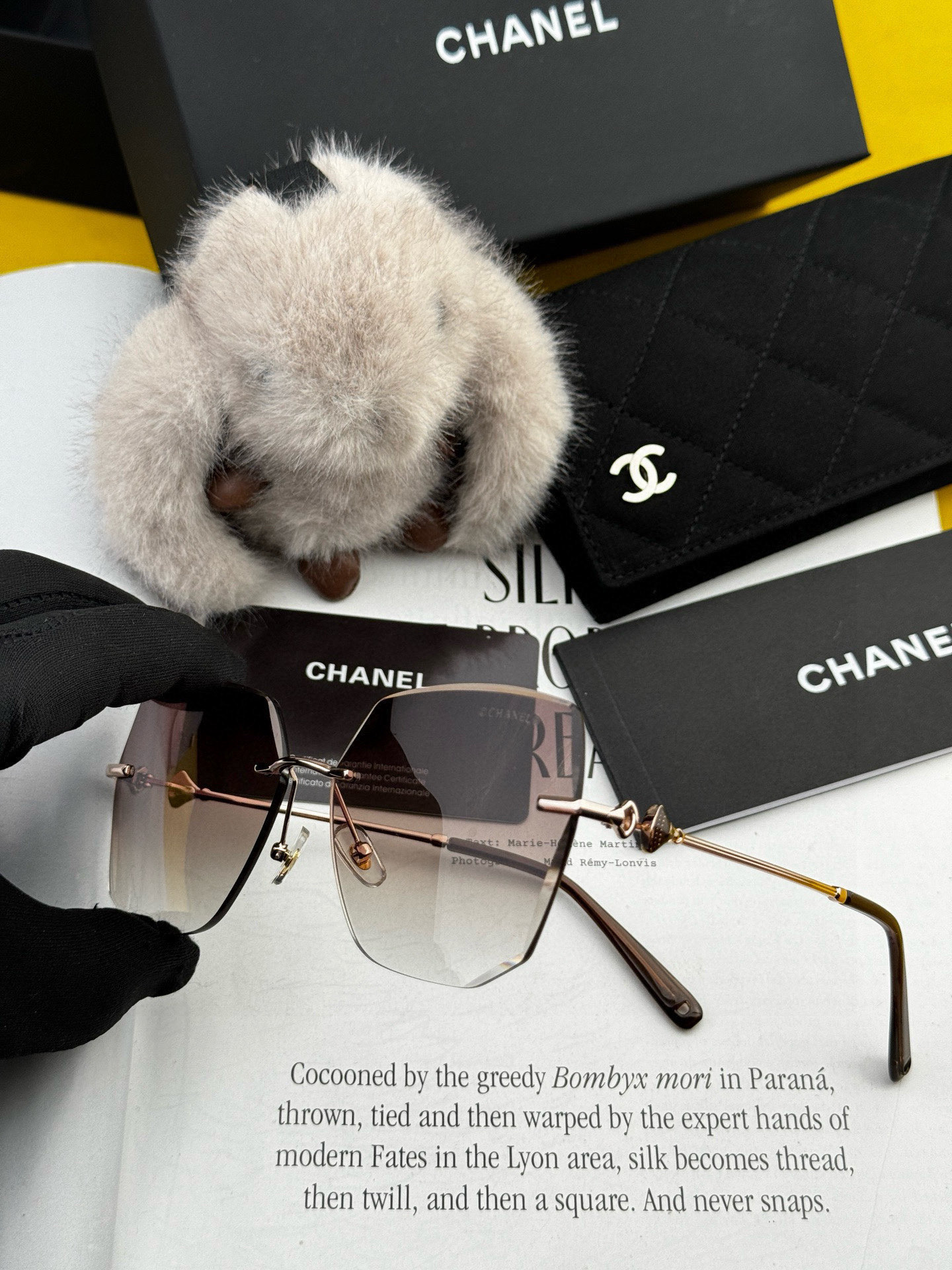 🔺 【香奈儿-尼龙偏光太阳镜】2025开春新款 潮流爆款 时尚多边形偏光太阳镜 高品质 佩戴舒适 网红潮