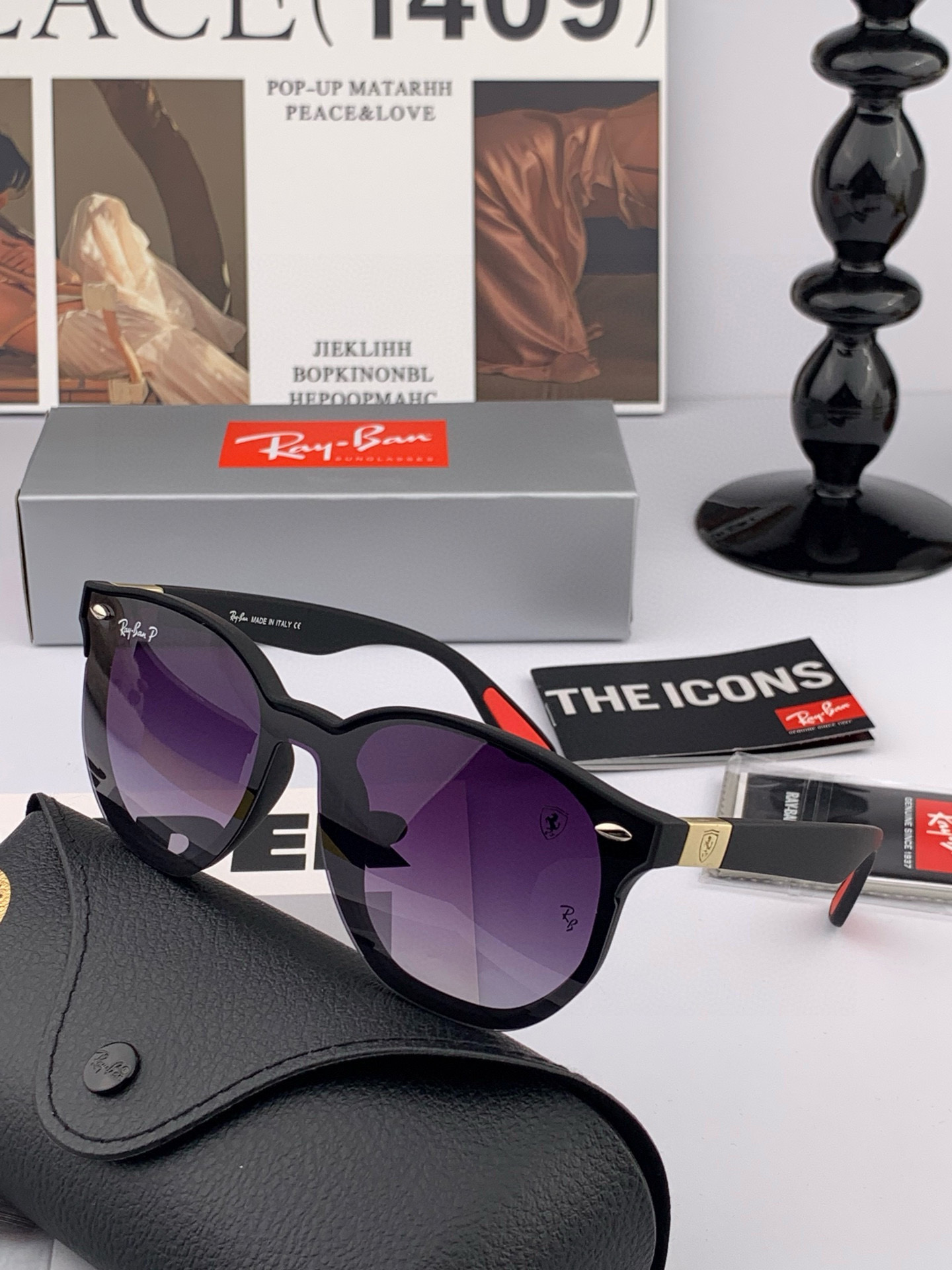  官方同步 品牌雷朋经典男女士玻璃太阳镜          材质：美国宝丽来高清防爆钢化玻璃镜片 型号：