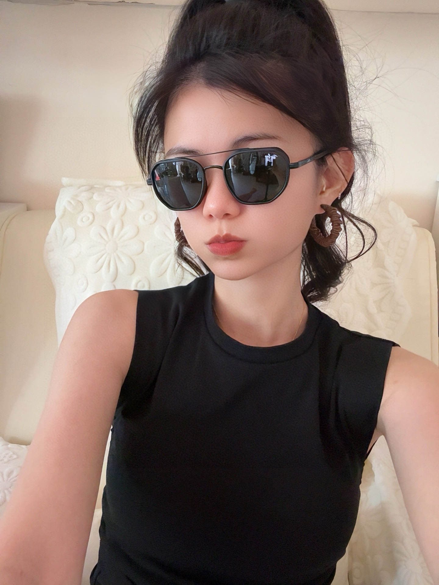  官方同步 品牌雷朋经典男女士玻璃太阳镜          材质：美国宝丽来高清防爆钢化玻璃镜片 型号：