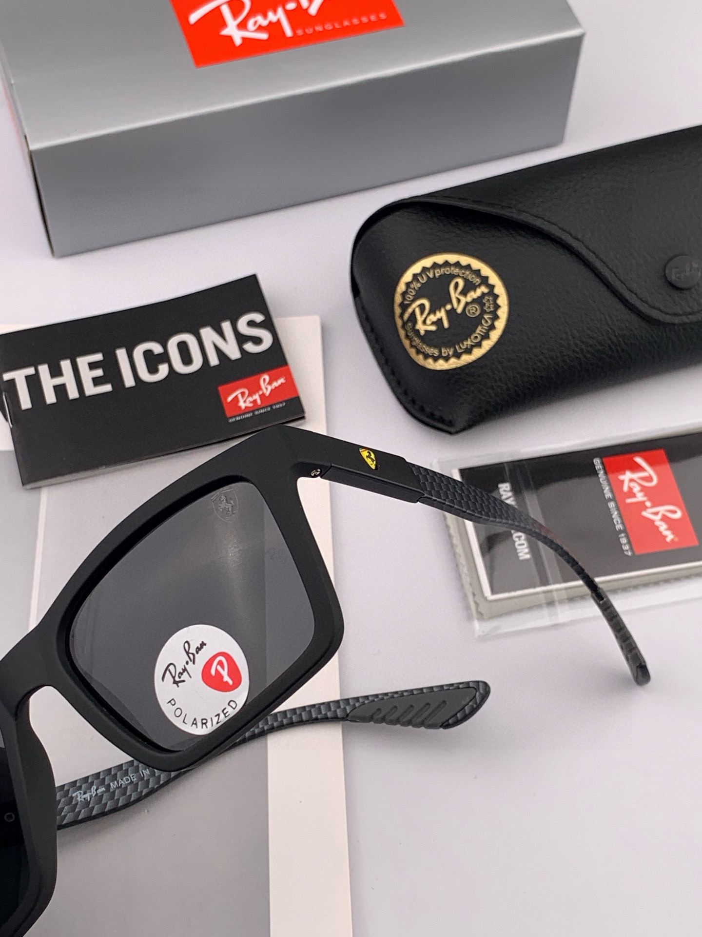  官方同步 品牌雷朋经典男女士玻璃太阳镜          材质：美国宝丽来高清防爆钢化玻璃镜片 型号：