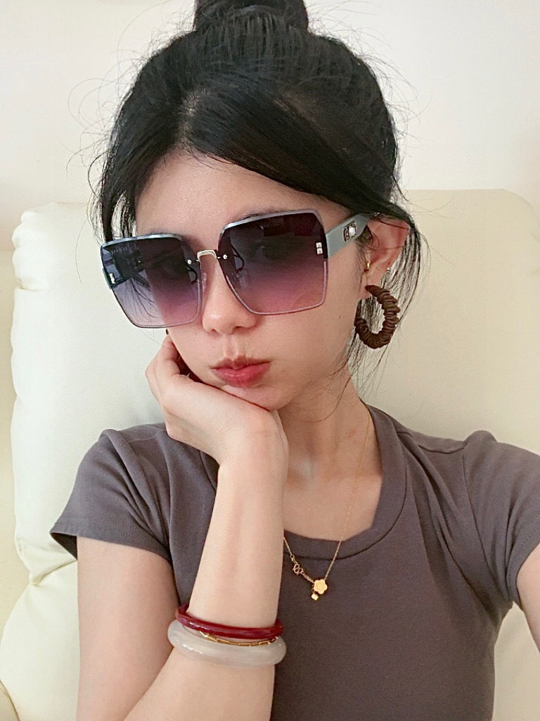  🔺 【香奈儿】2025开春新款 潮流爆款 时尚方框太阳镜 高品质 佩戴舒适 网红潮款墨镜 女士高清加厚