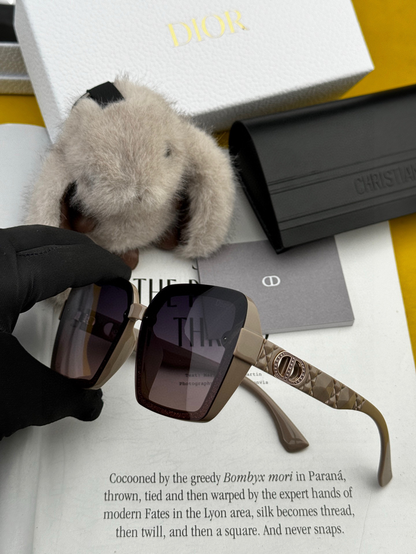  🔺 【DIOR-迪奥】2025开春新款 潮流爆款 时尚方框偏光太阳镜 高品质 佩戴舒适 网红潮款墨镜 