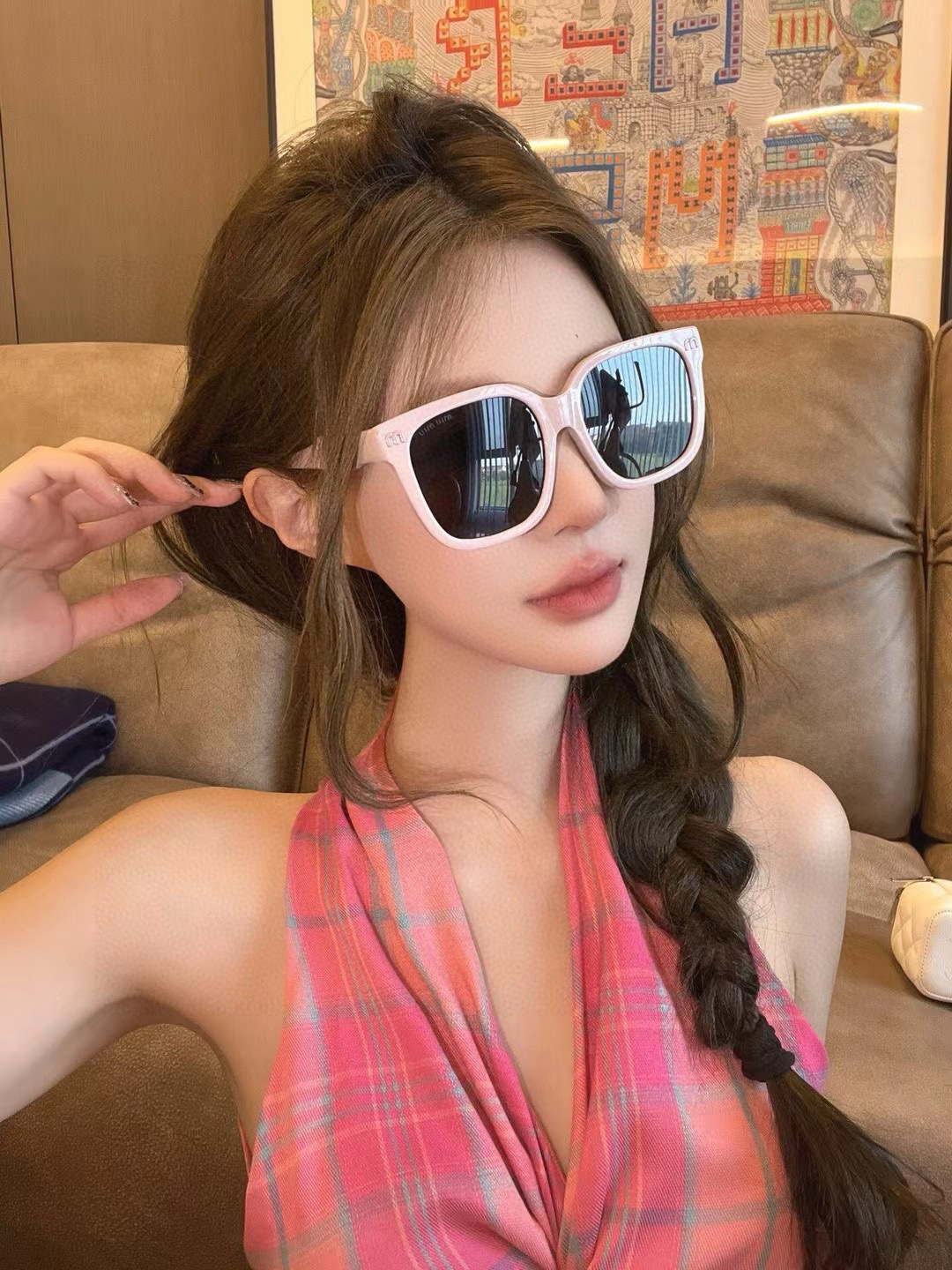   MIUMIU/缪缪🖇🖇2025🌟闪耀新款璀璨登台 ❤❤太阳镜潮品 精致个性设计简约时尚 专柜品质值得