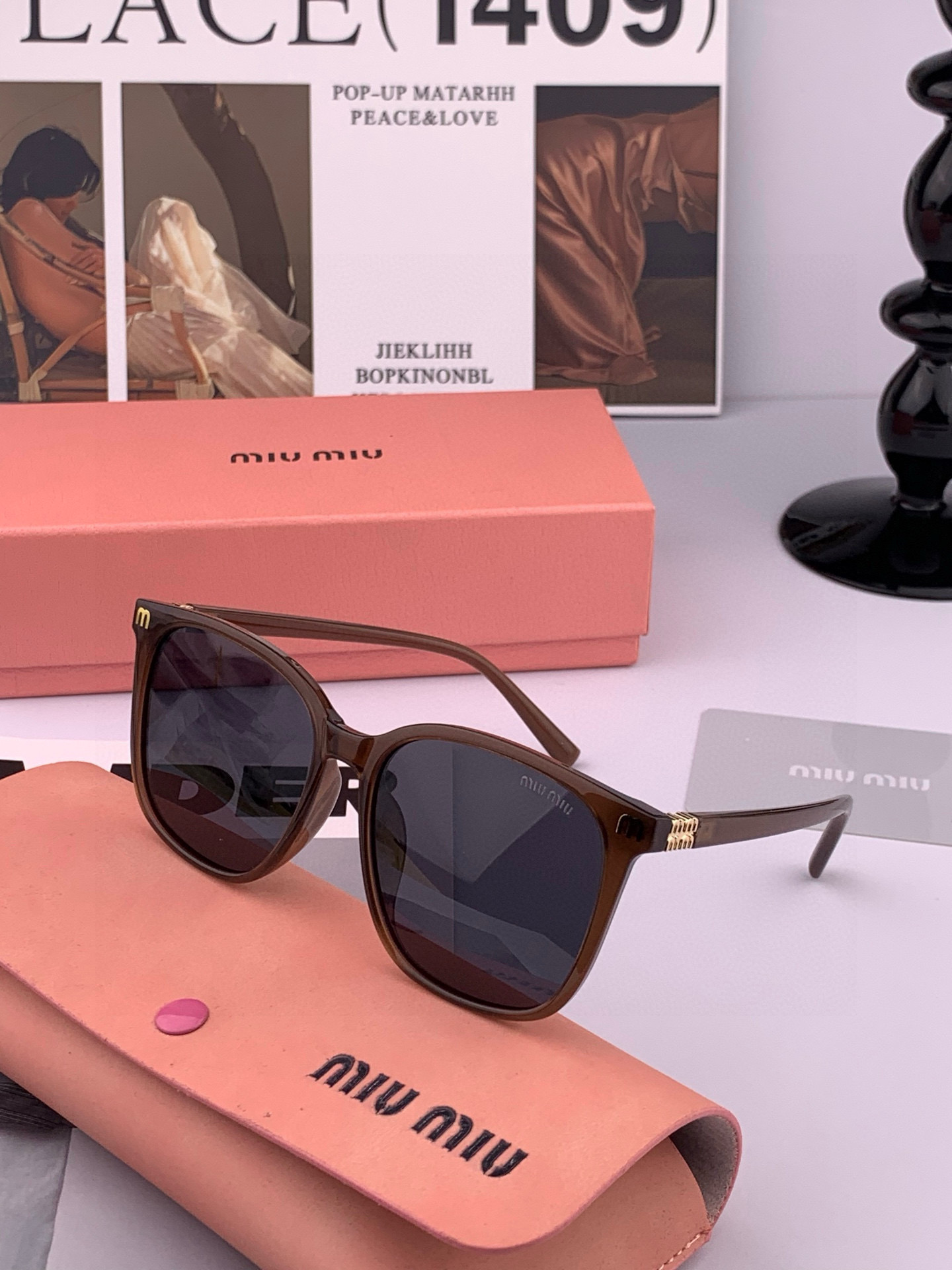   MIUMIU/缪缪🖇🖇2025🌟闪耀新款璀璨登台 ❤❤太阳镜潮品 精致个性设计简约时尚 专柜品质值得