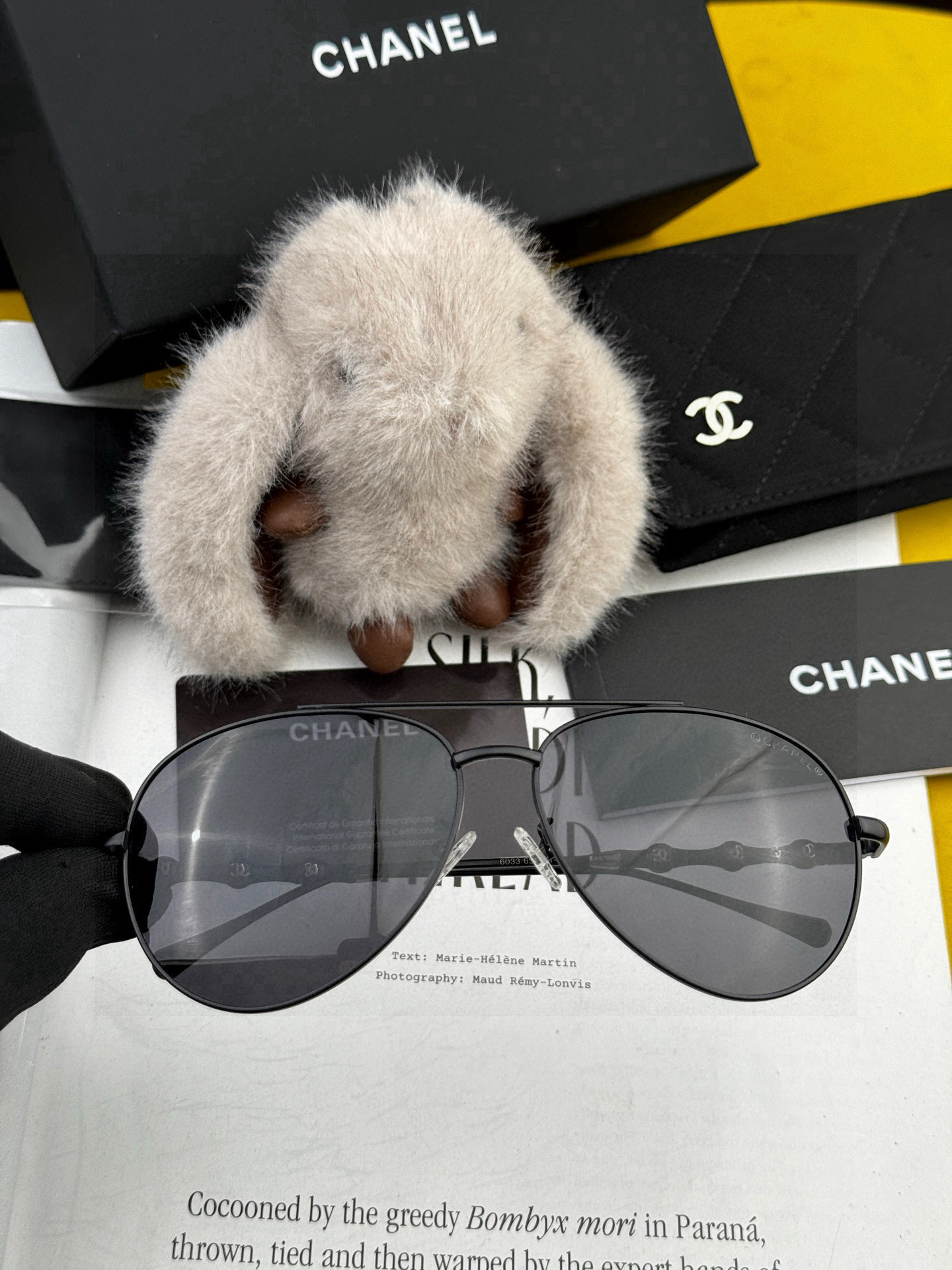  【偏光系列太阳镜】🎈原版出货香奈儿网红超爆款💙经典奢华全球风强酷亲亲 时尚圆框太阳镜得意 气质非凡😄 