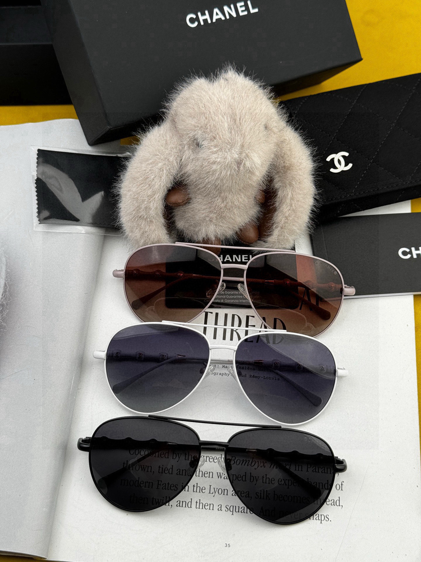  【偏光系列太阳镜】🎈原版出货香奈儿网红超爆款💙经典奢华全球风强酷亲亲 时尚圆框太阳镜得意 气质非凡😄 