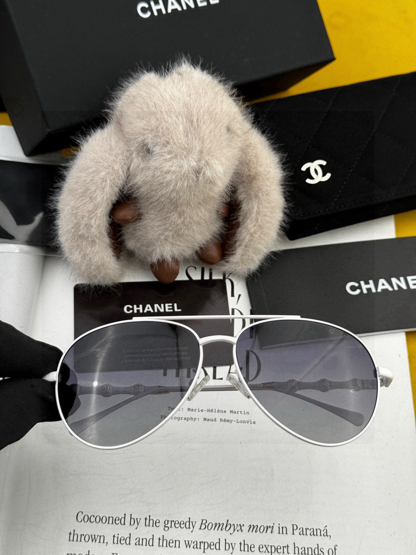  【偏光系列太阳镜】🎈原版出货香奈儿网红超爆款💙经典奢华全球风强酷亲亲 时尚圆框太阳镜得意 气质非凡😄 