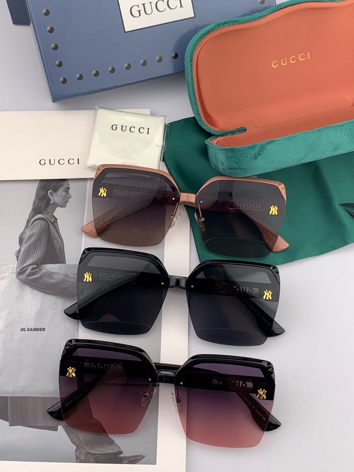   【TR偏光系列】Gucci   经典的方框设计，不挑脸型，无论搭配大衣还是连衣裙都非常显气质偏光镜片