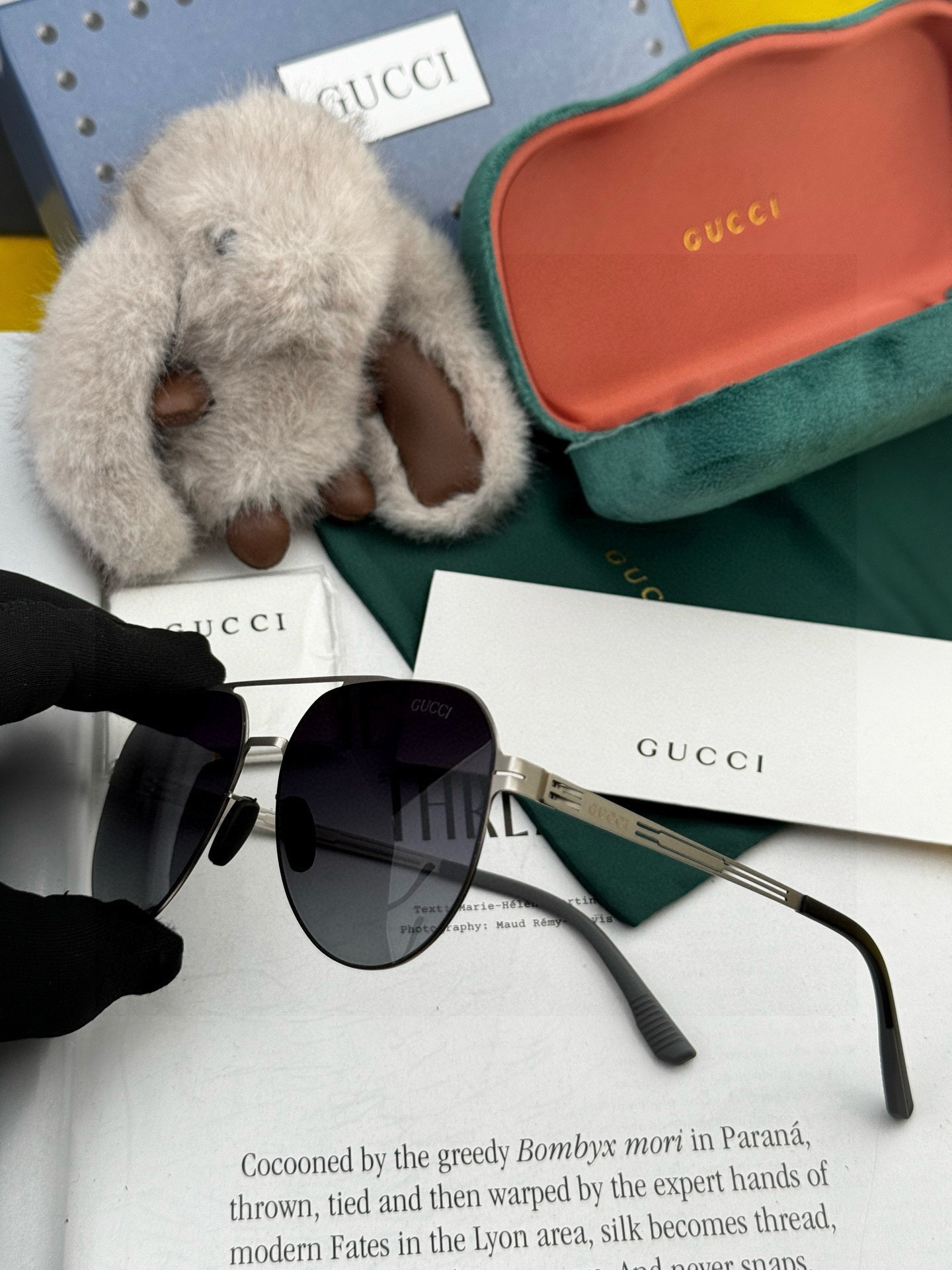 ♦️ GUCCI 2025新款男女情侣款太阳镜多边形墨镜iP电镀永不褪色 超轻超有弹性整幅眼镜无螺丝重要