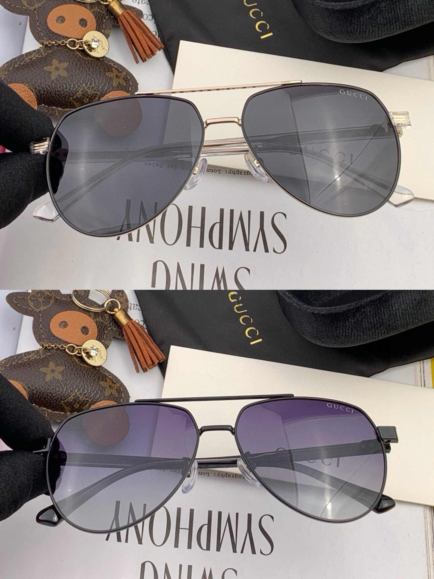   Gucci 。  高品质男女款墨镜   👍 进口宝丽来偏光镜片  。蛤蟆镜 开车钓鱼都可 。百搭显瘦