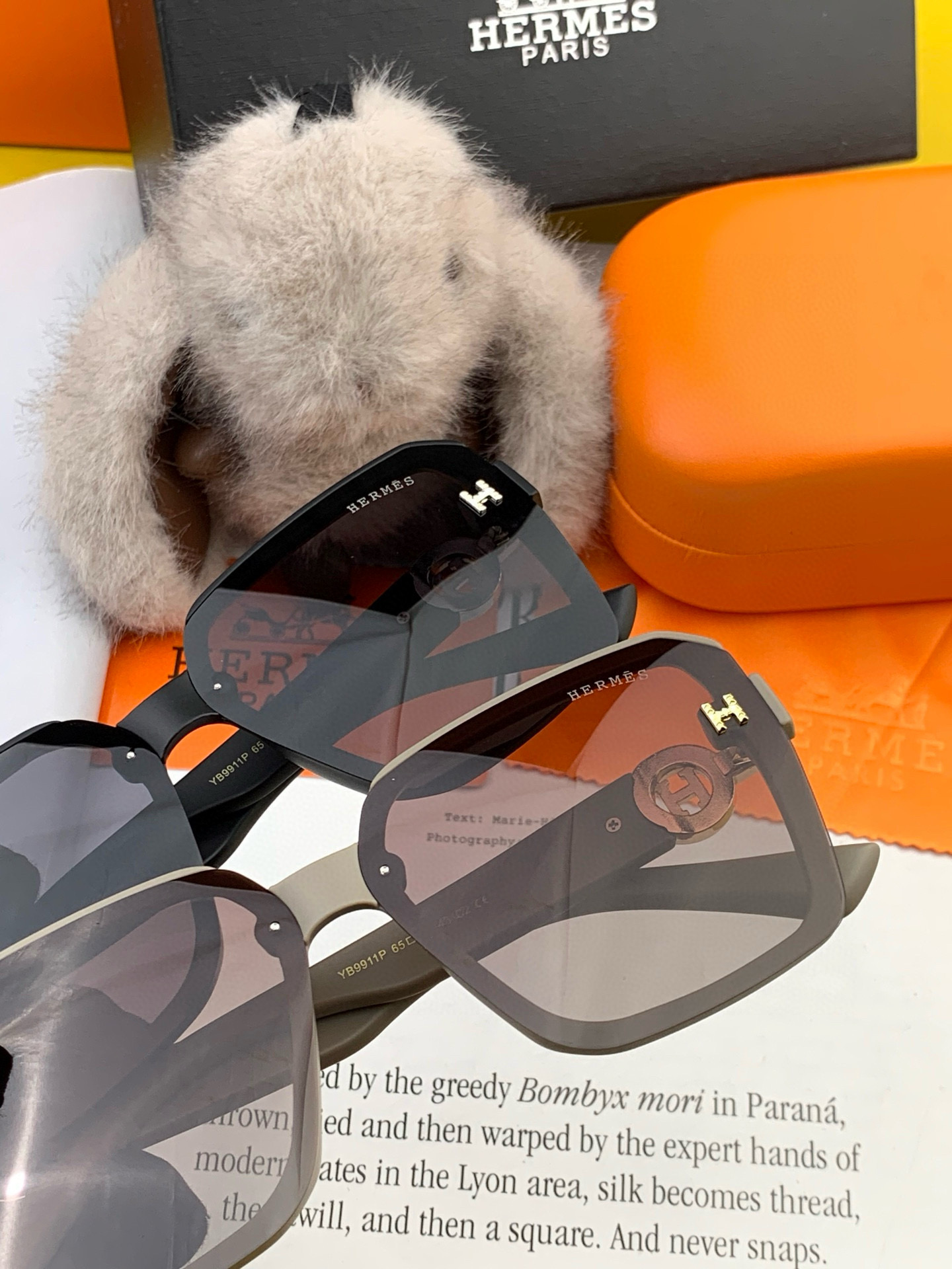   【TR偏光系列】爱马仕   经典的方框设计，不挑脸型，无论搭配大衣还是连衣裙都非常显气质尼龙偏光镜片