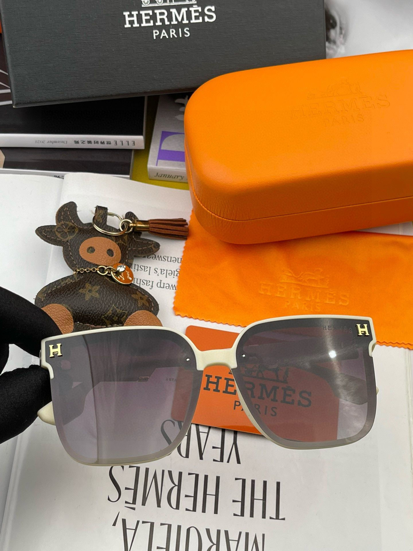   【TR偏光系列太阳镜】HERMES 爱马仕 🎈原版出货 网红超爆款💙经典奢华全球风强酷亲亲 时尚方框
