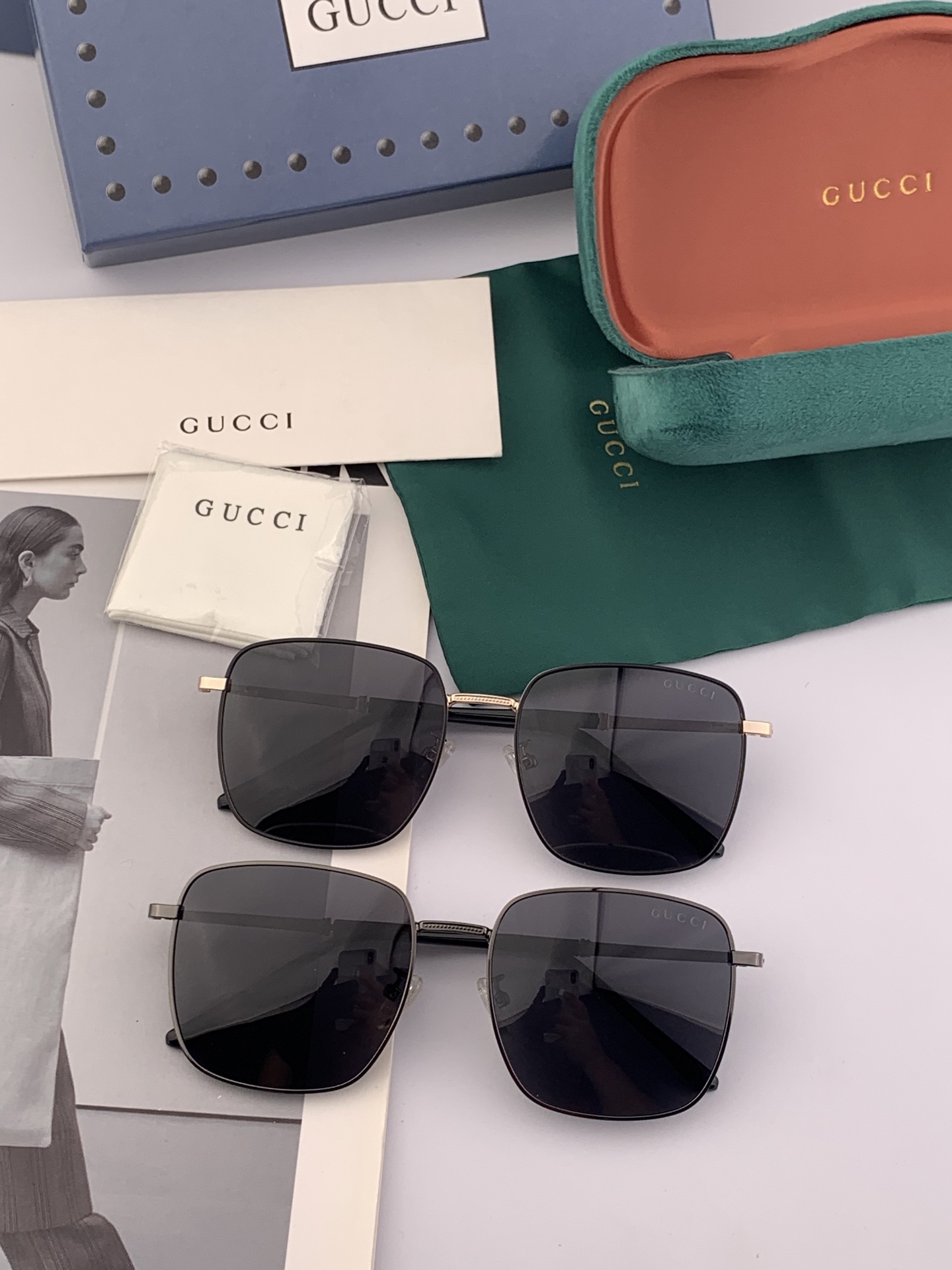   GUCCI 官网同步。  高品质男女款墨镜   👍 进口宝丽来偏光镜片  。蛤蟆镜 开车钓鱼都可 。