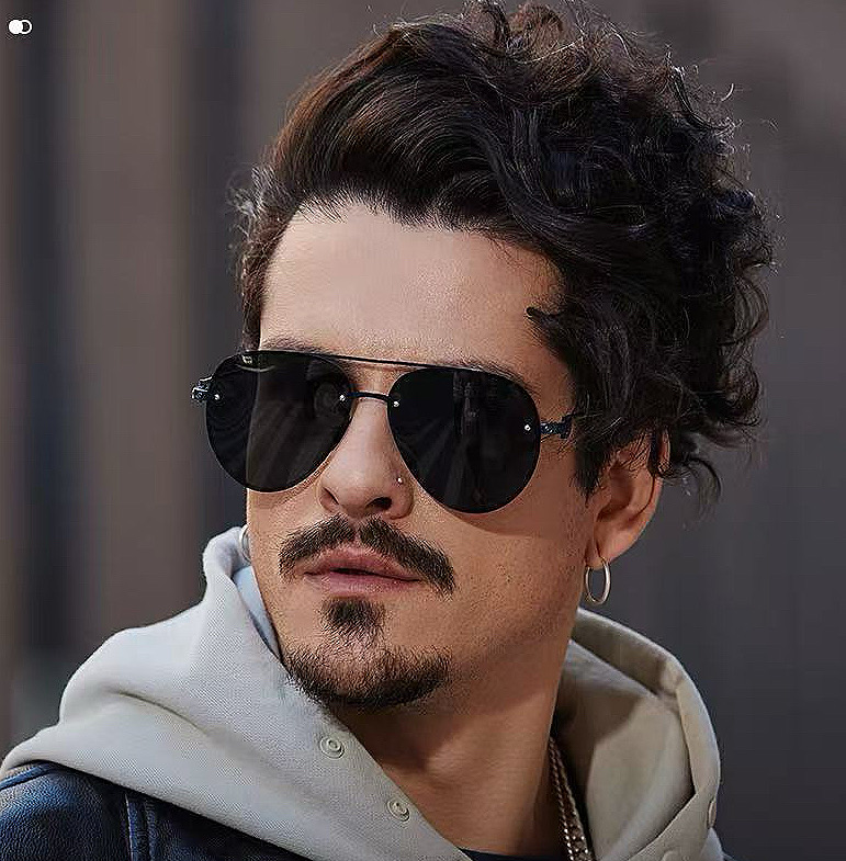  【Cartier  卡地亚】 👑男女款偏光墨镜  双色烤漆工艺  进口宝丽来偏光镜片   顶级做工彰显