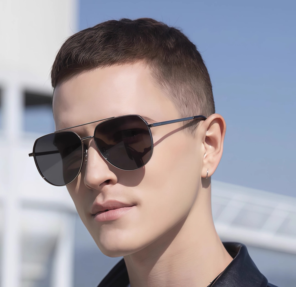   Gucci 。  高品质男女款墨镜   👍 进口宝丽来偏光镜片  。蛤蟆镜 开车钓鱼都可 。百搭显瘦