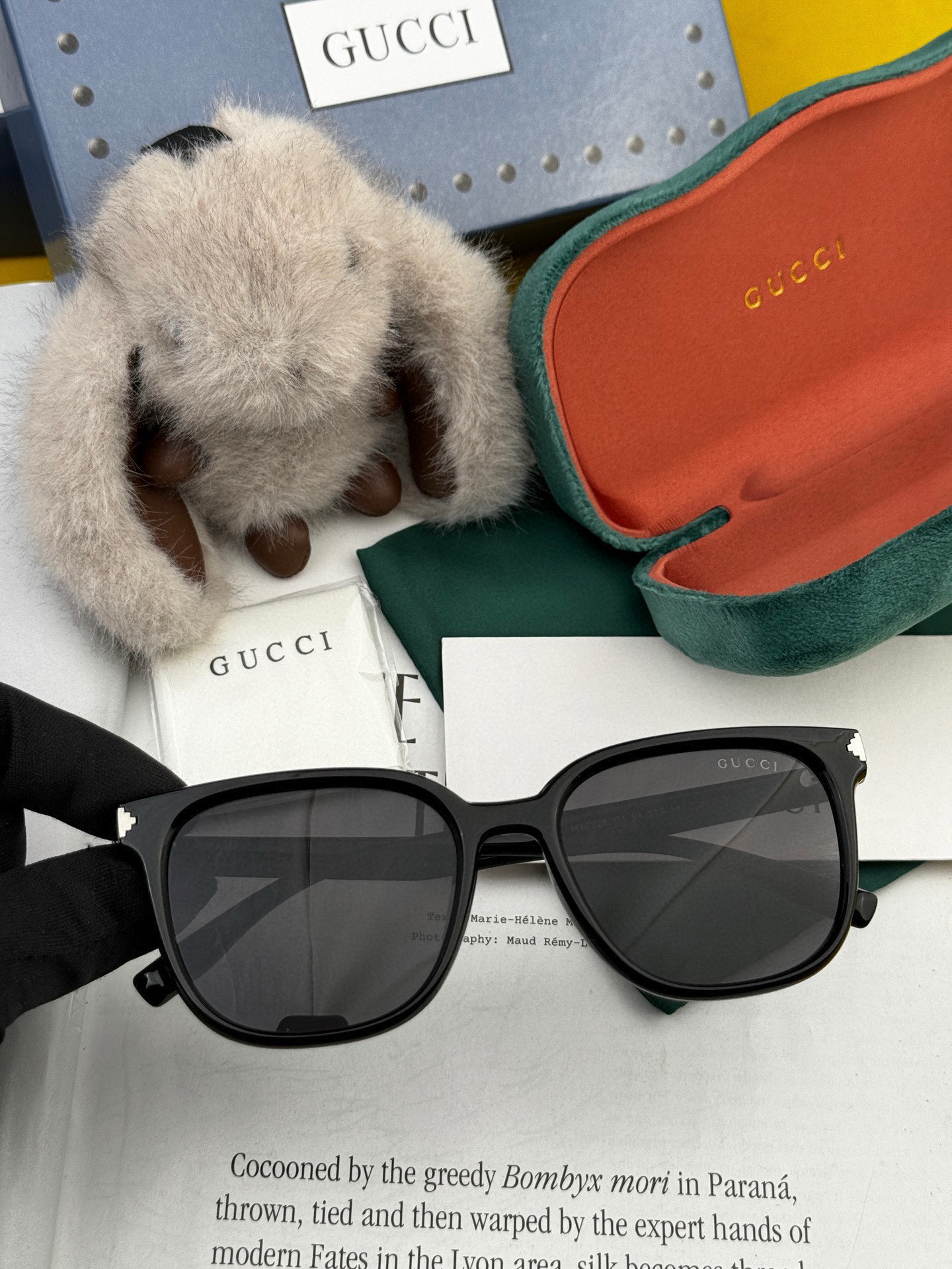  🔺 【GUCCI-偏光太阳镜】2025开春新款 潮流爆款 时尚圆框偏光太阳镜 高品质 佩戴舒适 网红潮