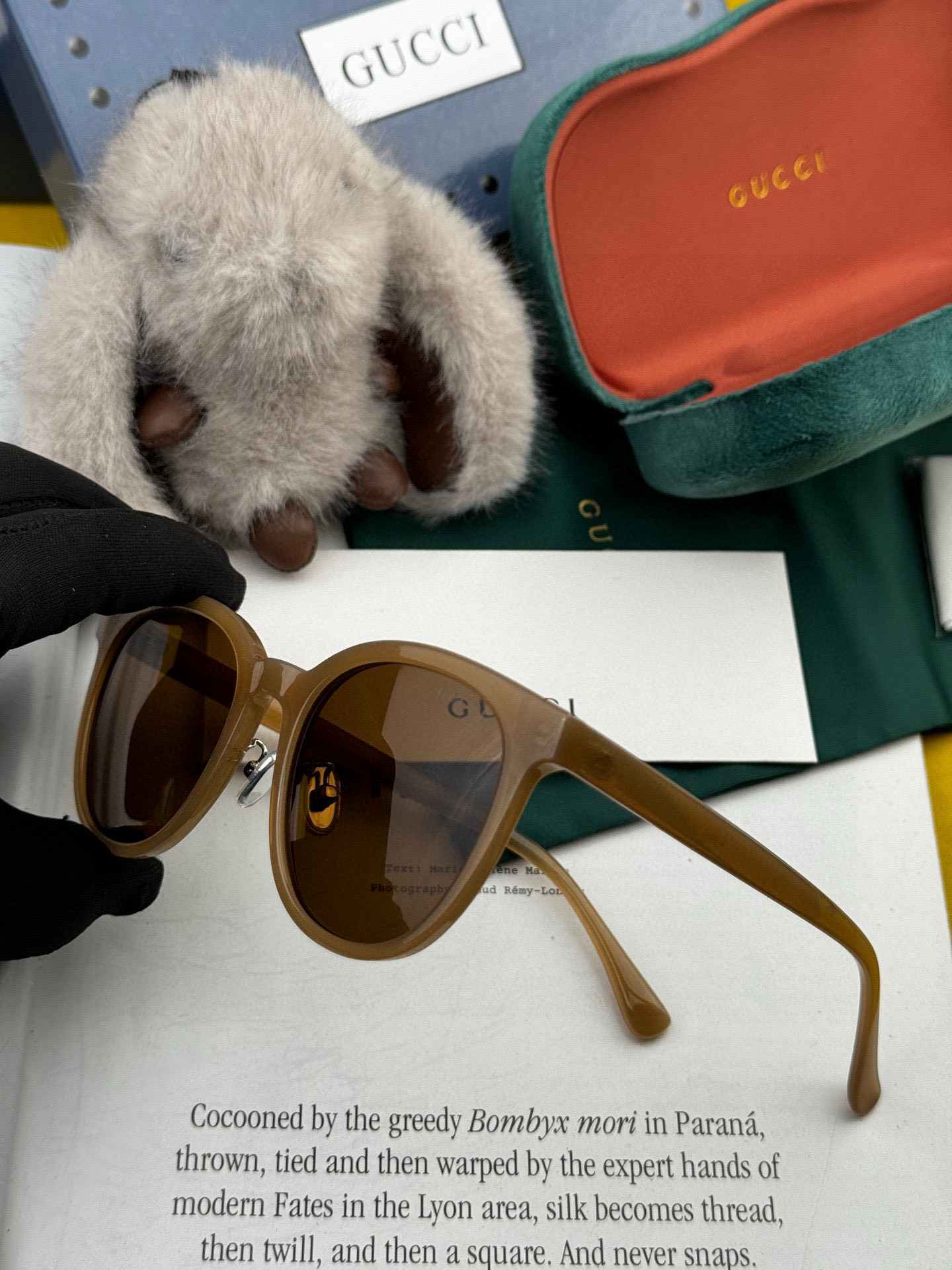  🔺 【GUCCI-偏光太阳镜】2025开春新款 潮流爆款 时尚圆框偏光太阳镜 高品质 佩戴舒适 网红潮