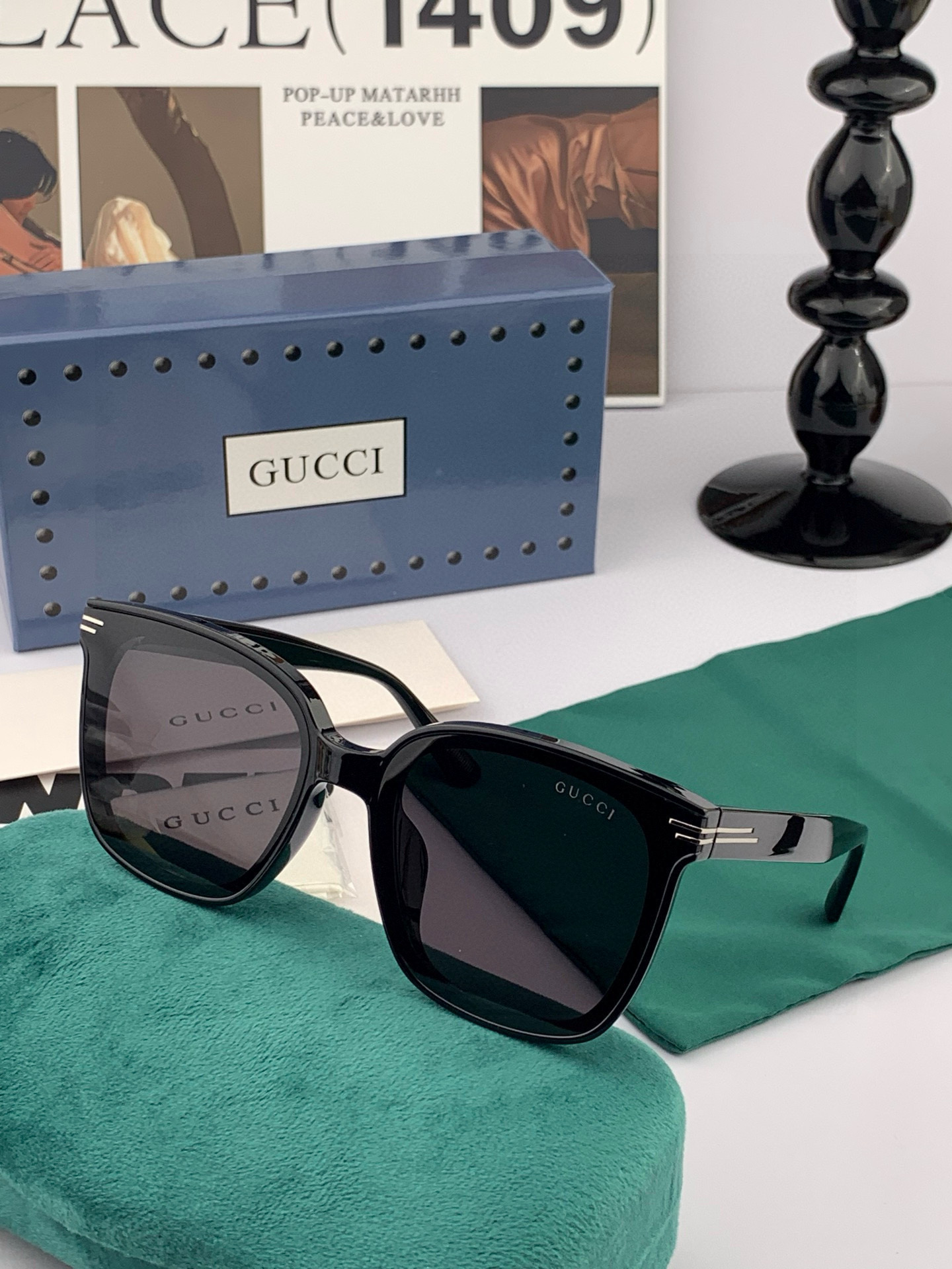  🔺GUCCI🔻古驰 GG圆框太阳镜 完美品质 🎓独特设计  适合各种脸型 亮相时装周 超时尚百搭 实物