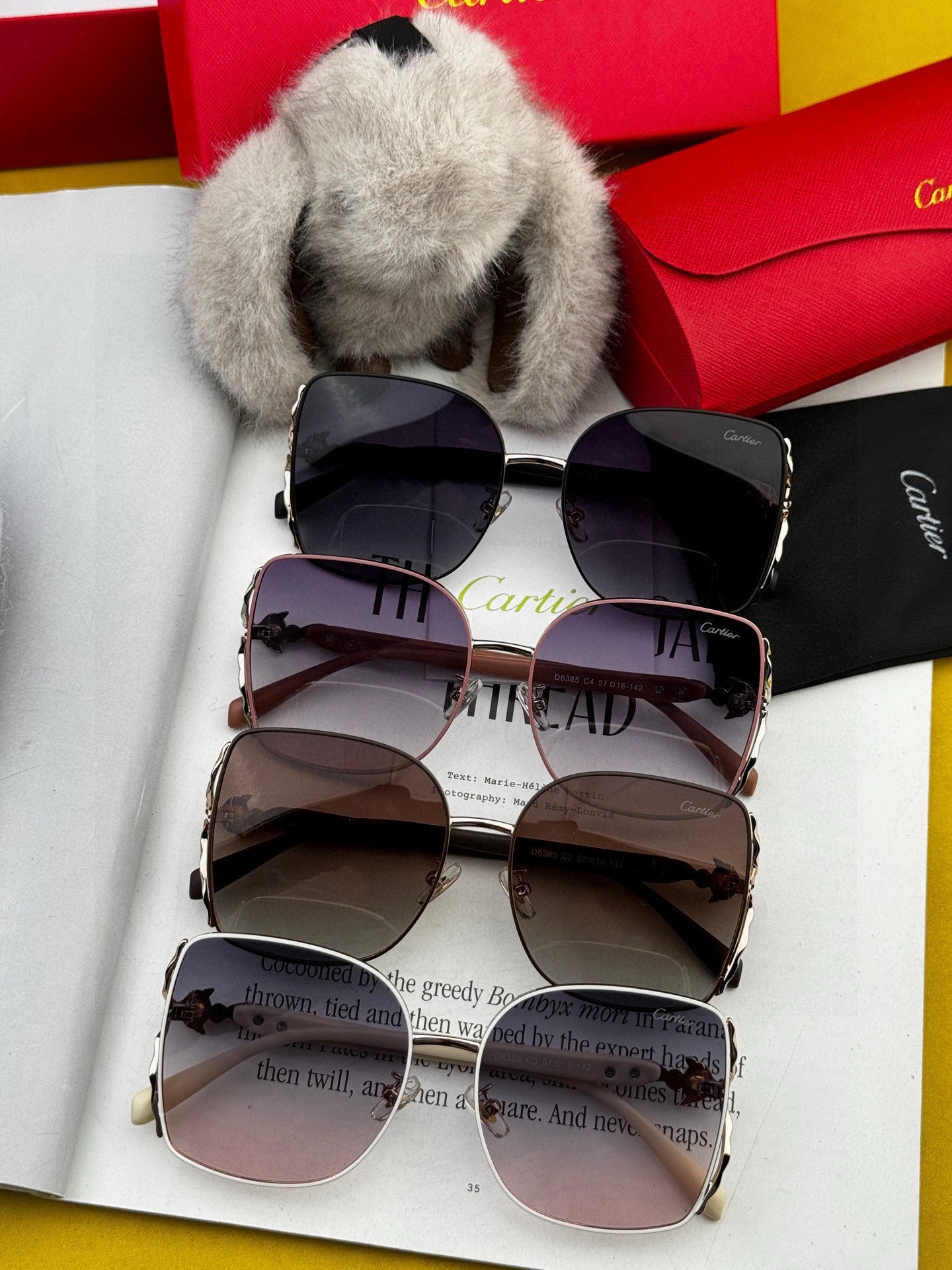 2025开春新款新款卡地亚💎 顶级奢华典范💋 女款板材原单太阳镜😃 个性款完美修脸护目打造轻奢新潮流风