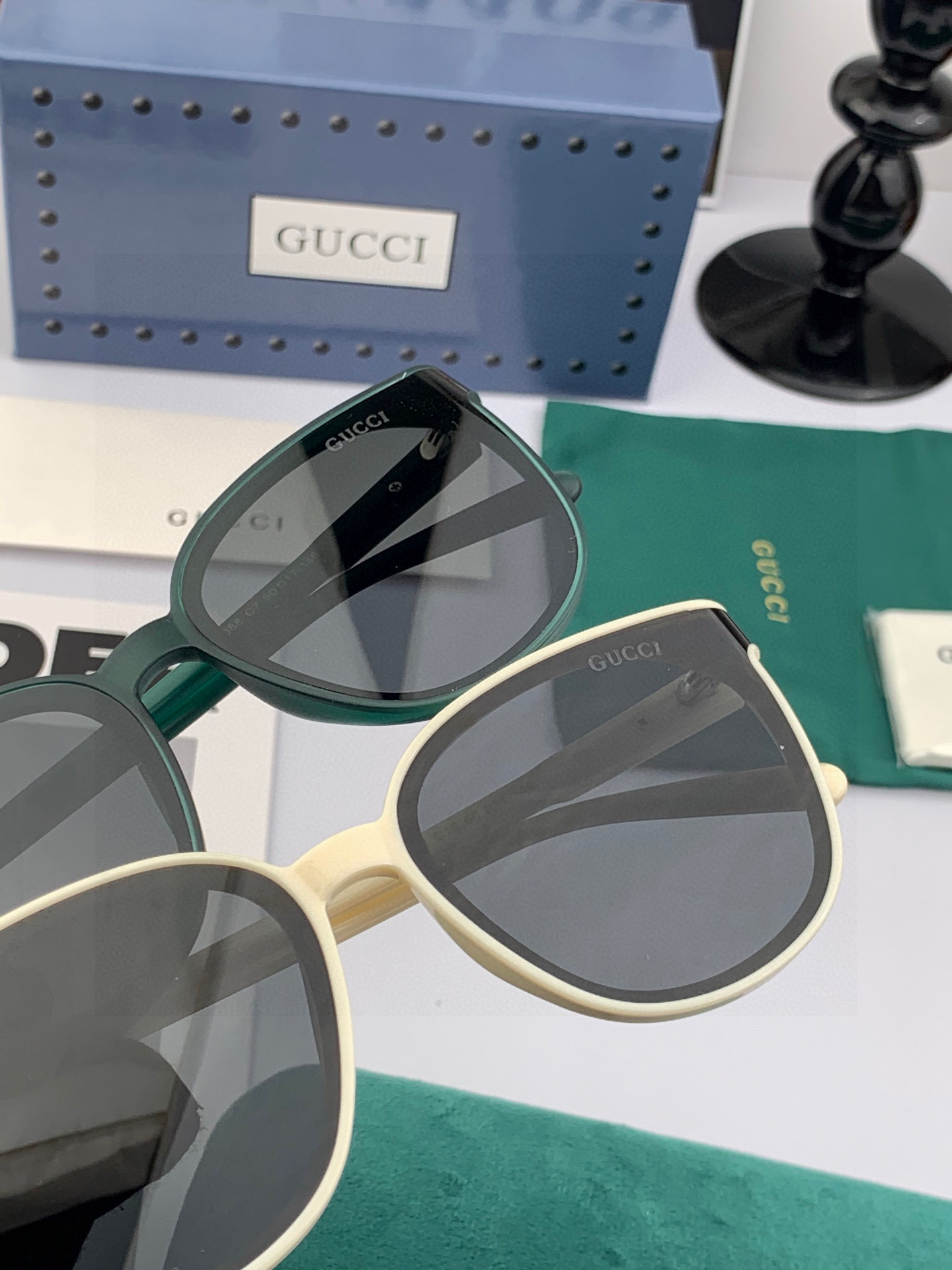 🔺 【GUCCI】2025开春新款 潮流爆款 时尚圆框偏光太阳镜 高品质 佩戴舒适 网红潮款墨镜 女士高
