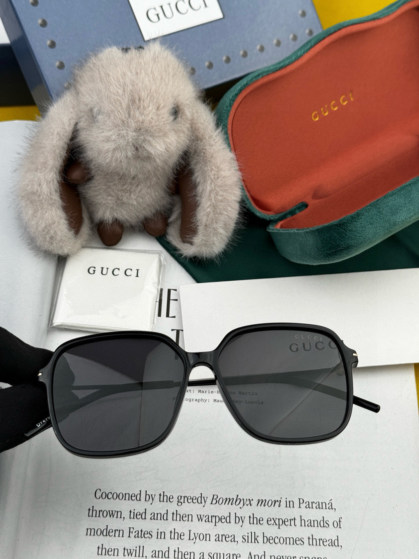   🔺 【GUCCI】2025开春新款 潮流爆款 时尚圆框偏光太阳镜 高品质 佩戴舒适 网红潮款墨镜 女