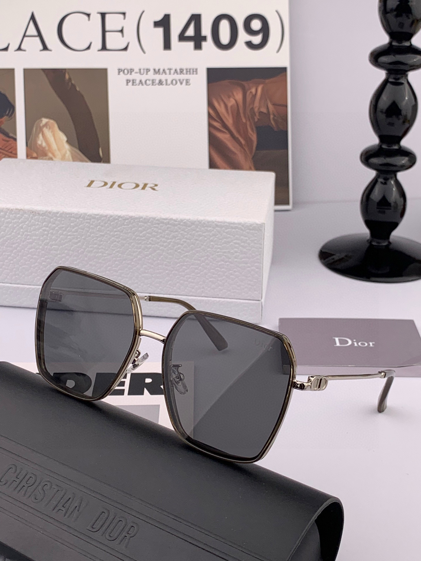  🔺 【DIOR-迪奥】2025开春新款 潮流爆款 时尚尼龙偏光太阳镜 高品质 佩戴舒适 网红潮款墨镜 