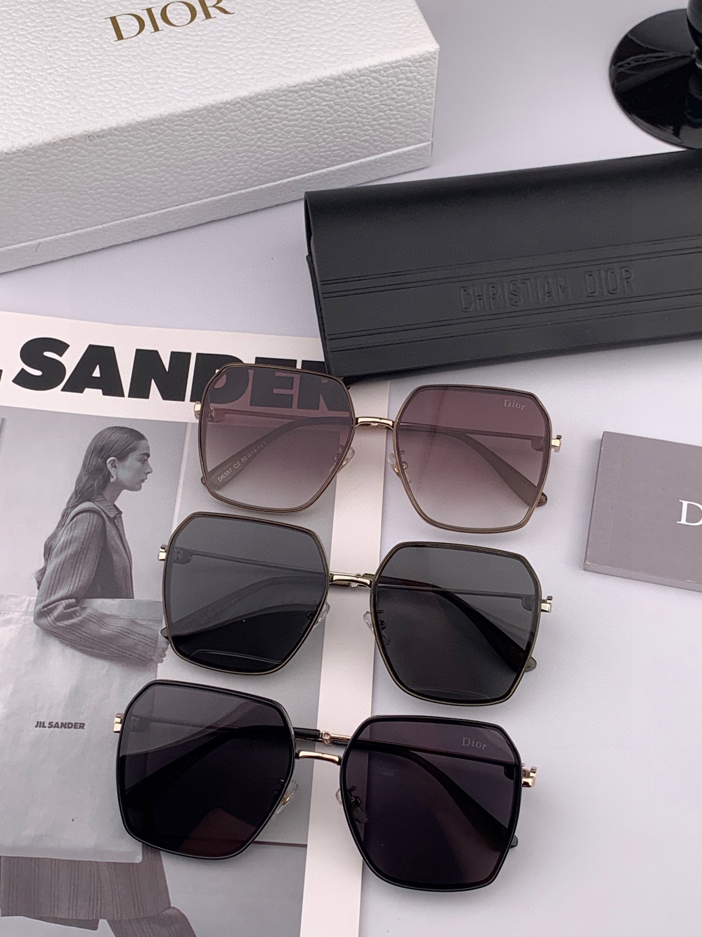  🔺 【DIOR-迪奥】2025开春新款 潮流爆款 时尚尼龙偏光太阳镜 高品质 佩戴舒适 网红潮款墨镜 