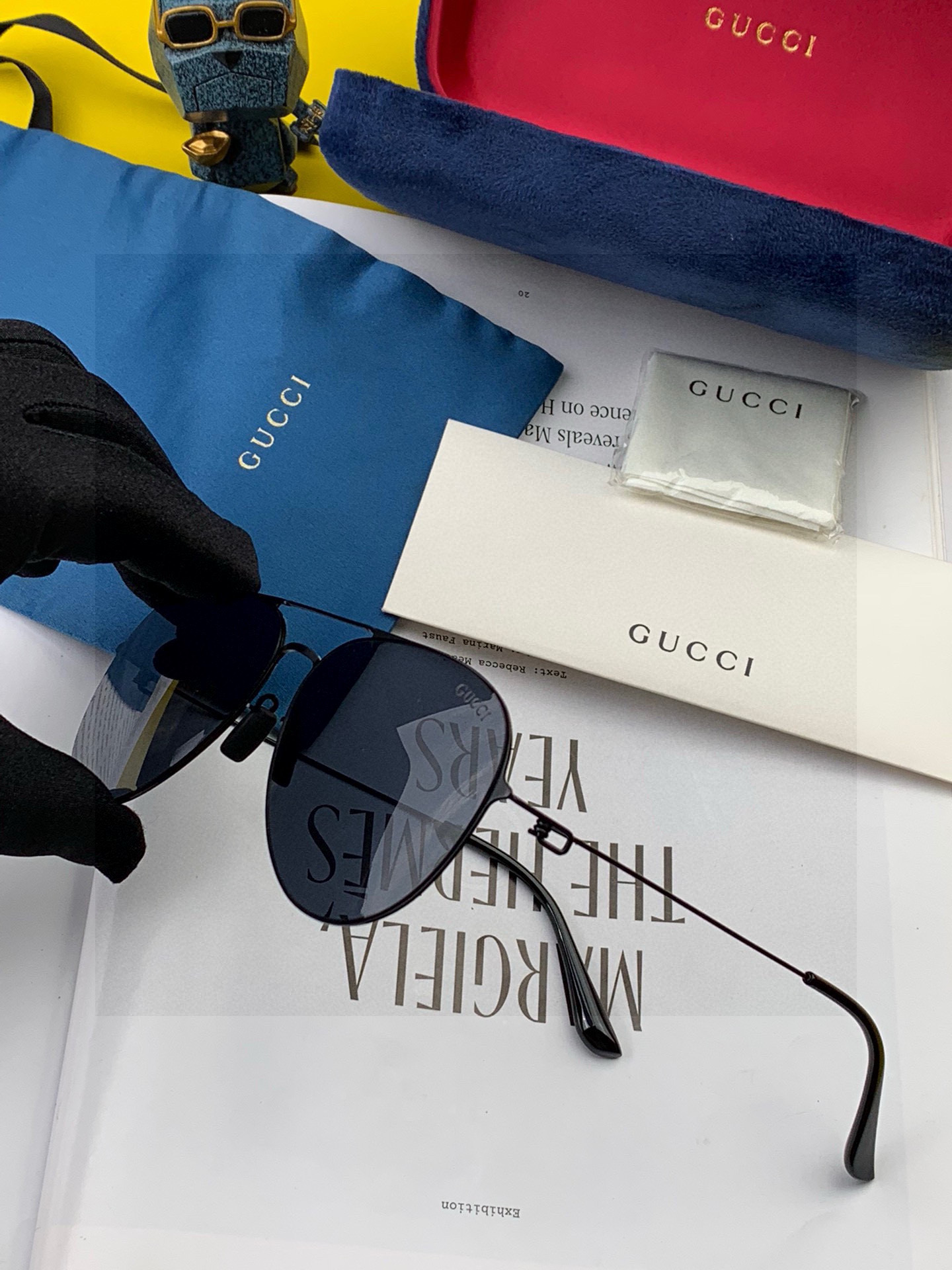      GUCCI-2025新款男情女侣款太阳iP电镀不永褪色 卖点：超轻有超弹性整幅眼镜无丝螺重要的