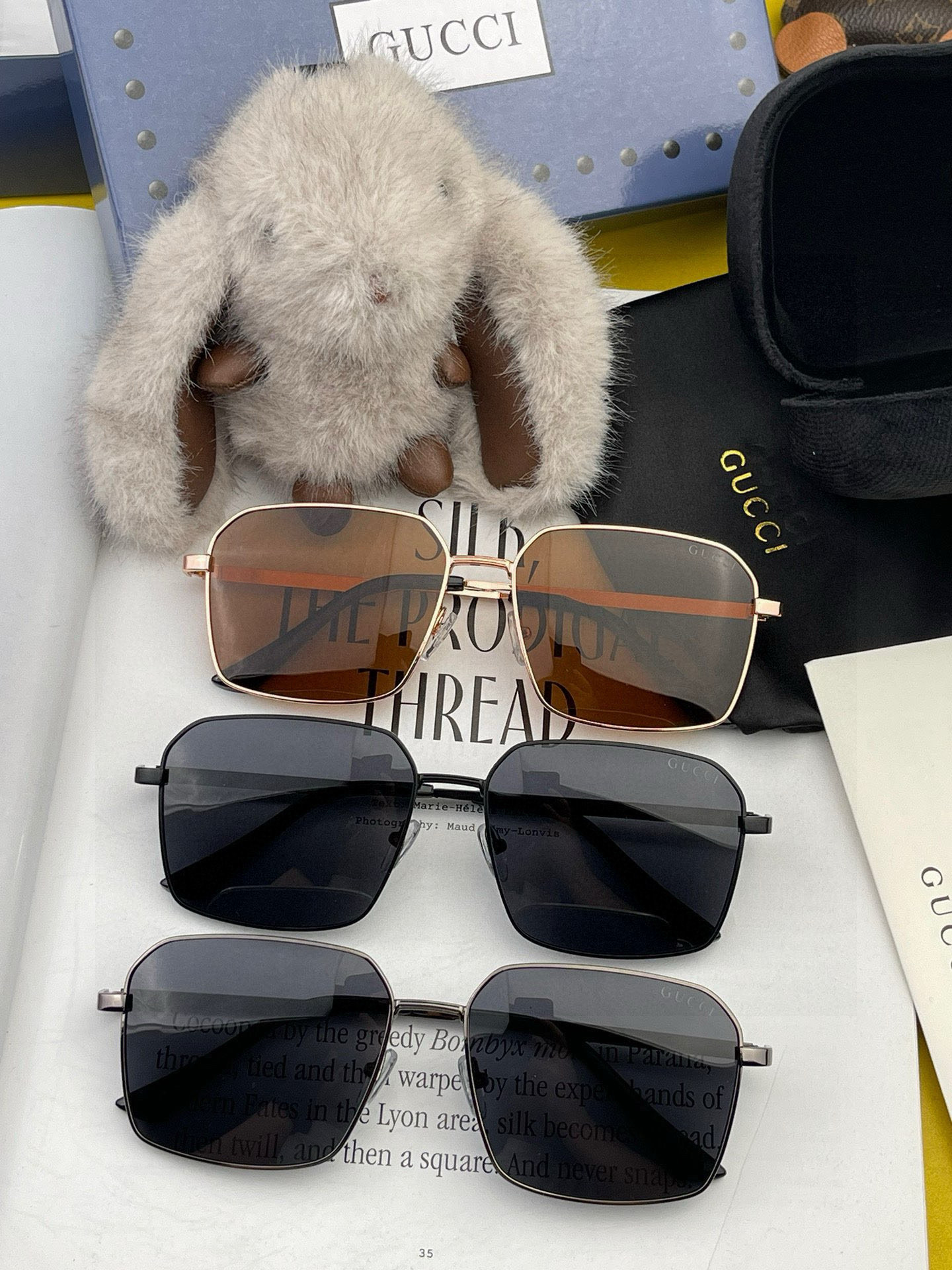   GUCCI-2025新款偏光太阳镜、完美品质，独特设计  适合各种脸型，‼️经典太阳镜 超个性 古典