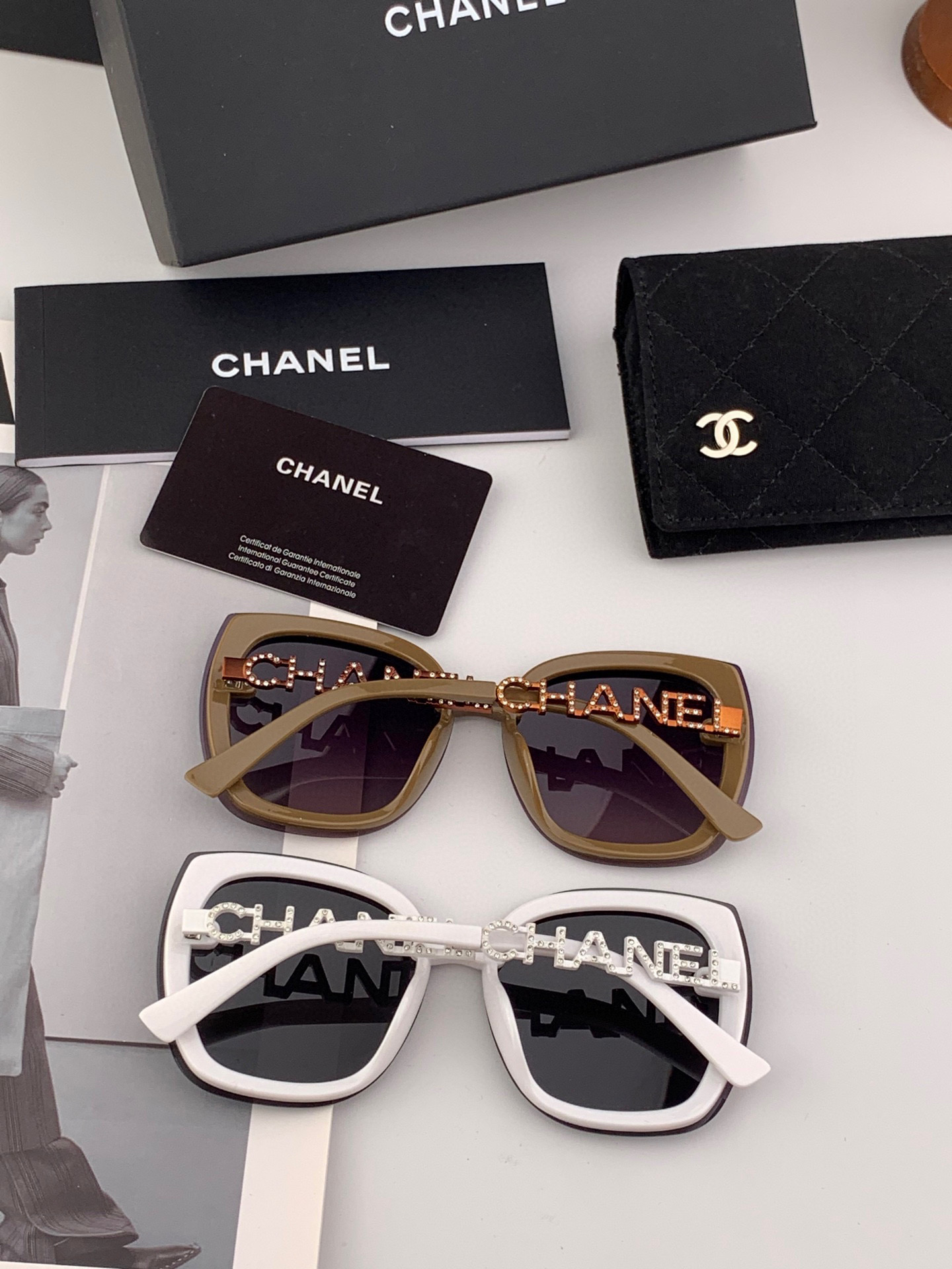   CHANEL香奈儿 2025年开春新款  潮爆流款 时尚圆框太阳镜 高品质 佩戴舒适 网红潮墨款镜 