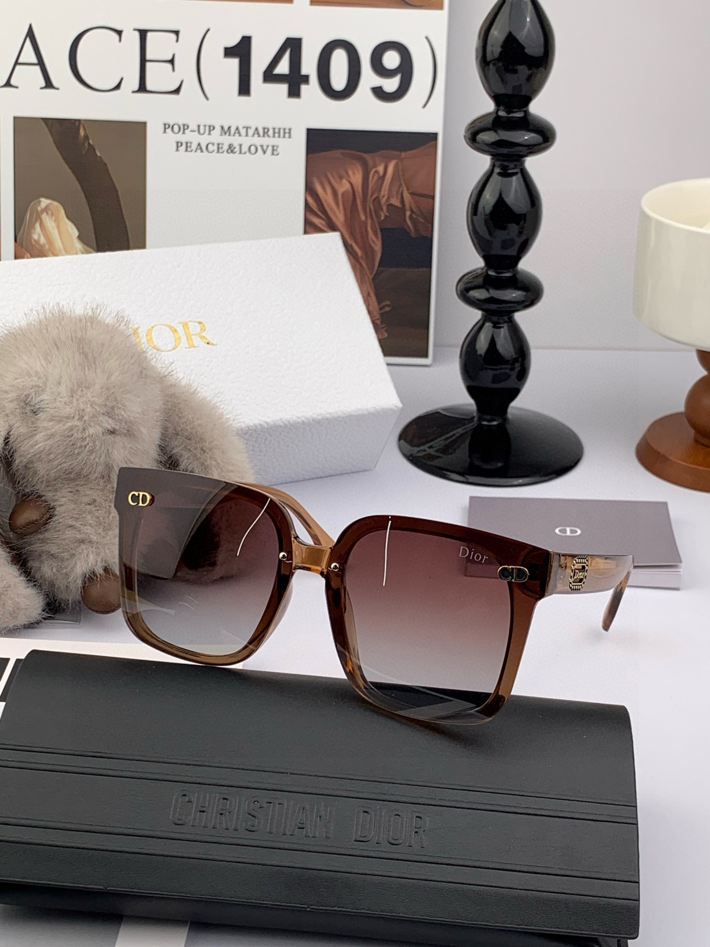     TR版本-偏光【独家大牌太阳镜无滤镜‼实拍上架 Dior官网最新发布新款太阳镜🕶，注意⚠我们是高