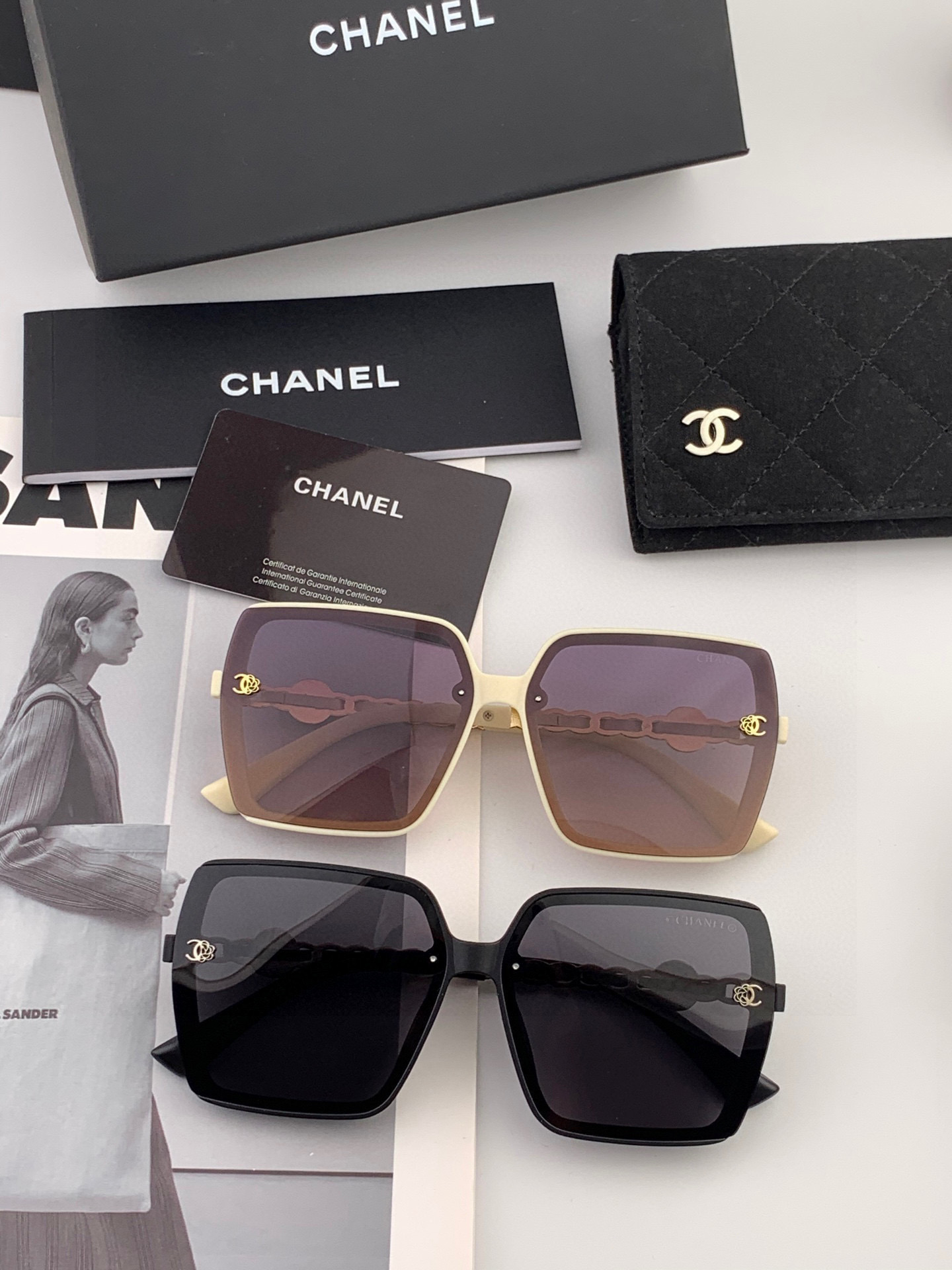  香奈儿 2025开春新款太阳镜 各路网红纷纷带起气场满分‼️ 俏皮甜美.上脸效果更佳.金属质感超好 型