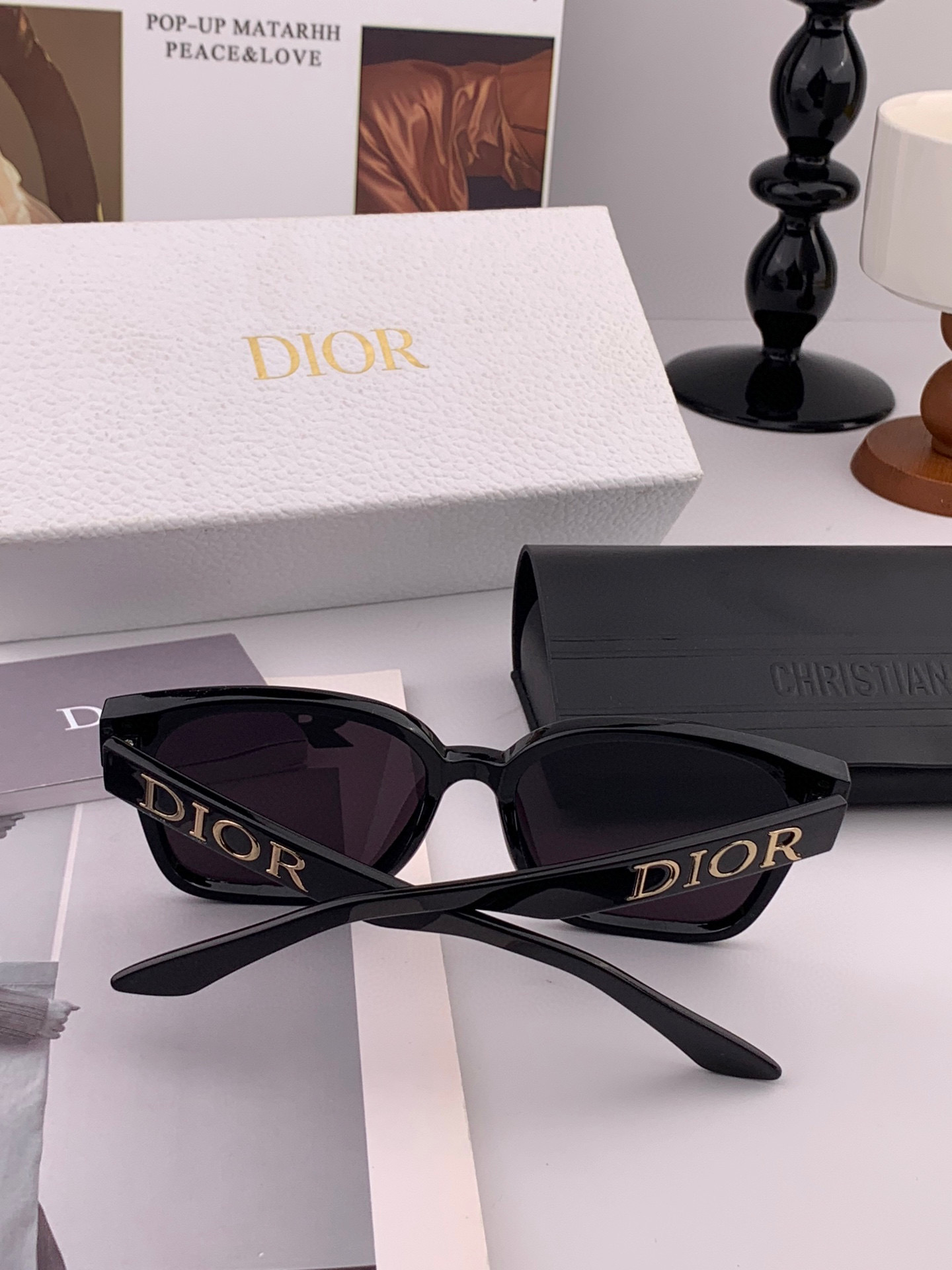  🔺 【DIOR-迪奥】2025开春新款 潮流爆款 时尚方框太阳镜 高品质 佩戴舒适 网红潮款墨镜 型号
