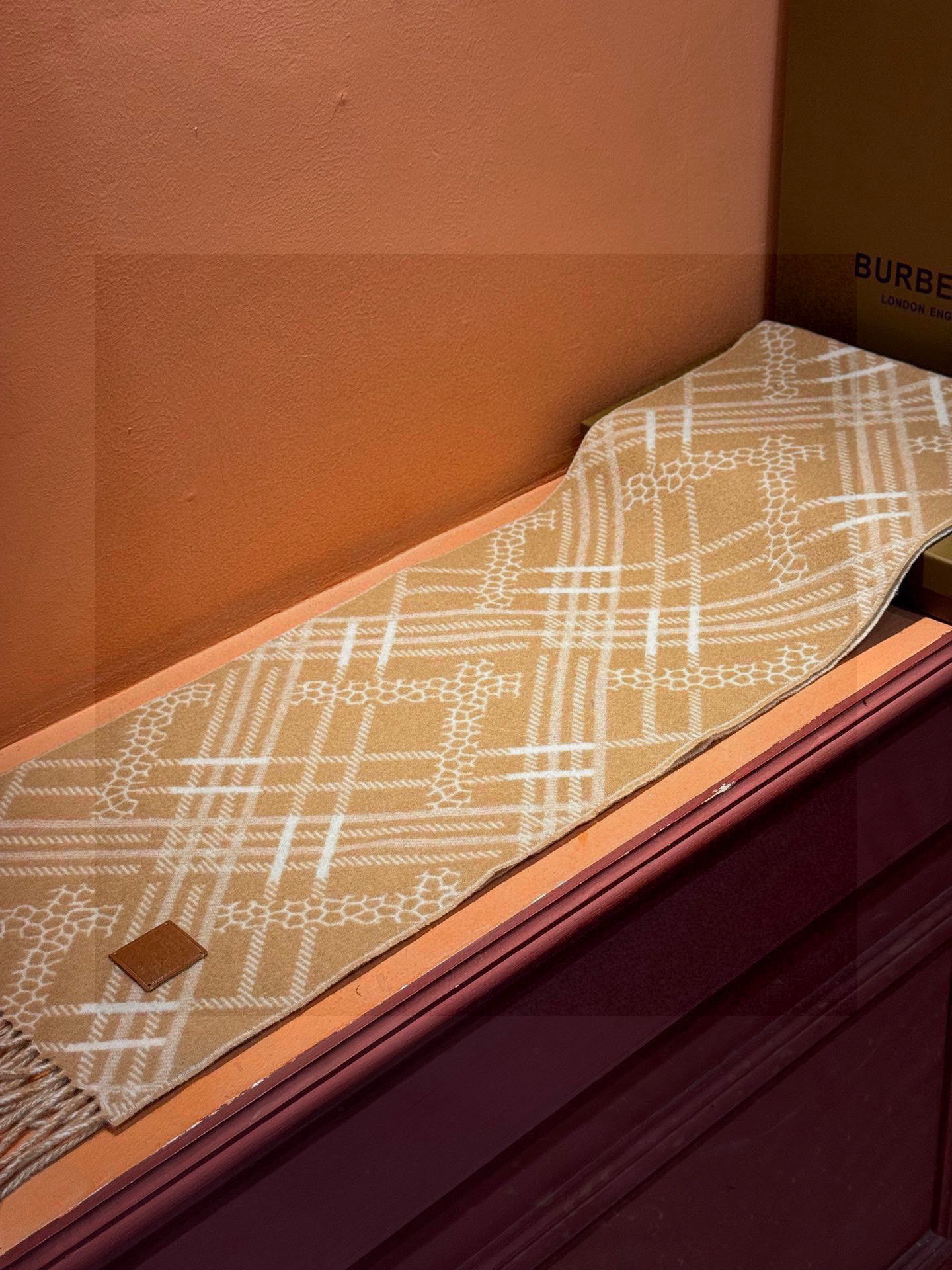   双面围巾 🆕Burberry · 巴宝莉格子围巾❗️好看的要疯掉了，太有型太有魅力了❗️❗️非常斯文