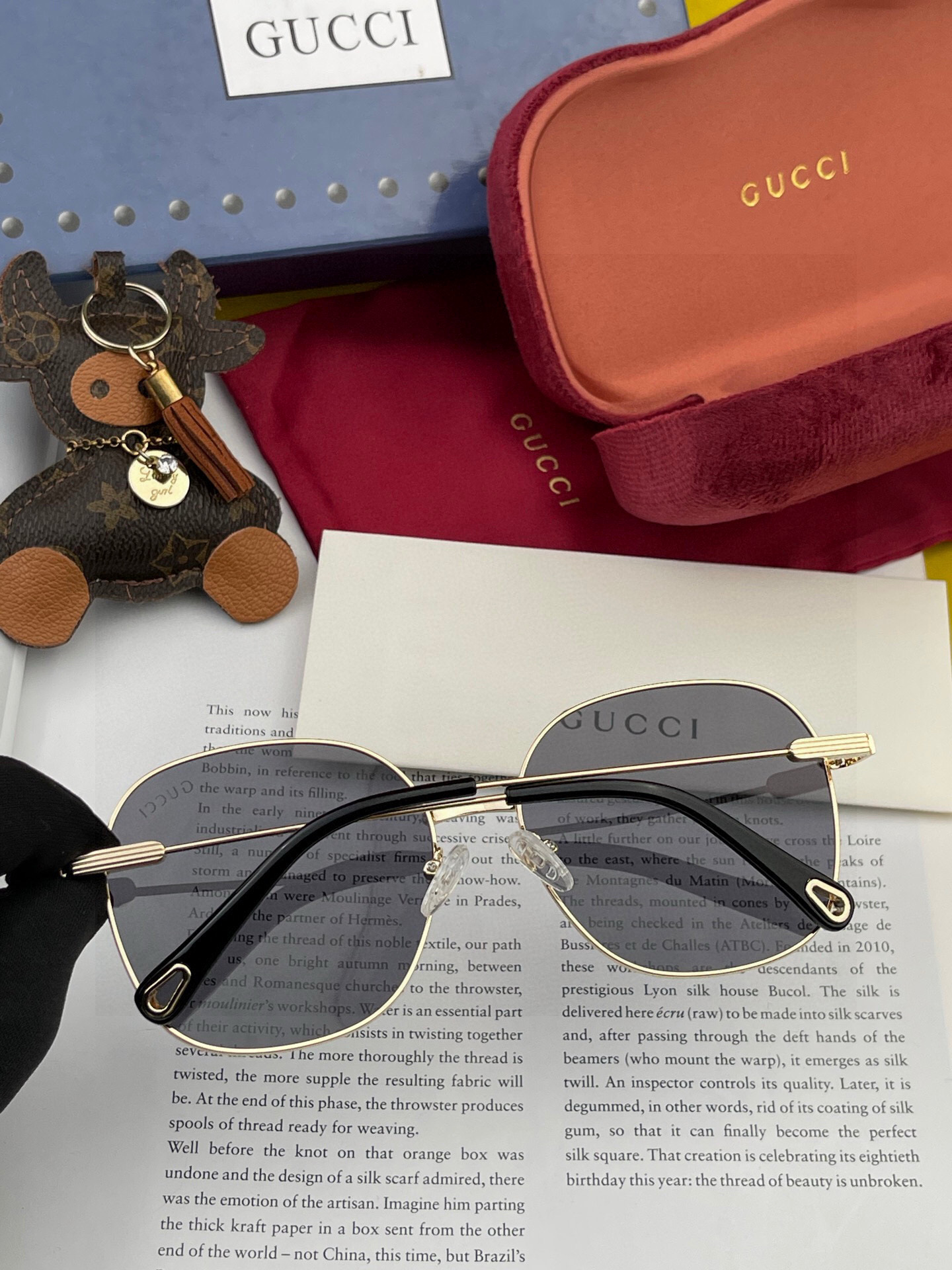 【偏光系列太阳镜】🎈原版出货GUCCI网红超爆款💙经典奢华全球风强酷亲亲 时尚圆框太阳镜得意 气质非凡😄