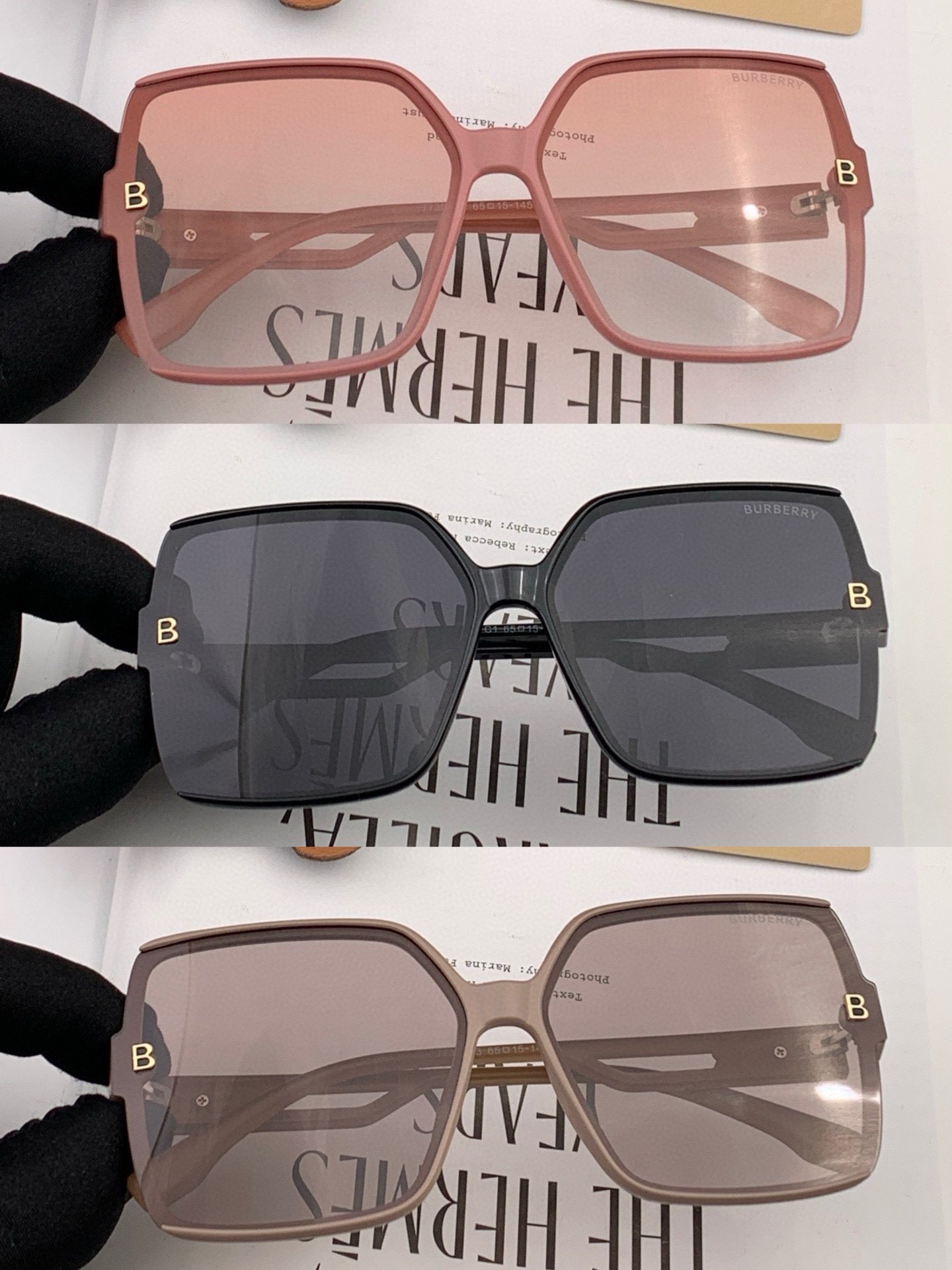 【偏光系列太阳镜】🎈原版出货 巴宝莉网红超爆款💙经典奢华全球风强酷亲亲 时尚方框太阳镜得意 气质非凡😄 