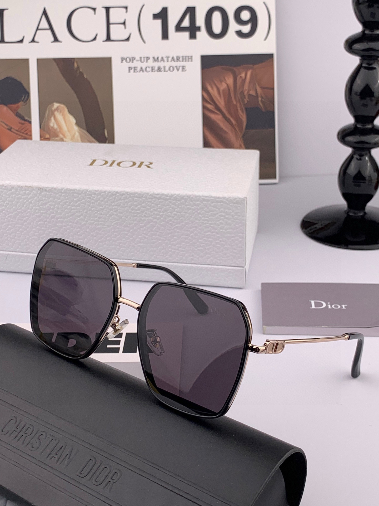  🔺 【DIOR-迪奥】2025开春新款 潮流爆款 时尚尼龙偏光太阳镜 高品质 佩戴舒适 网红潮款墨镜 