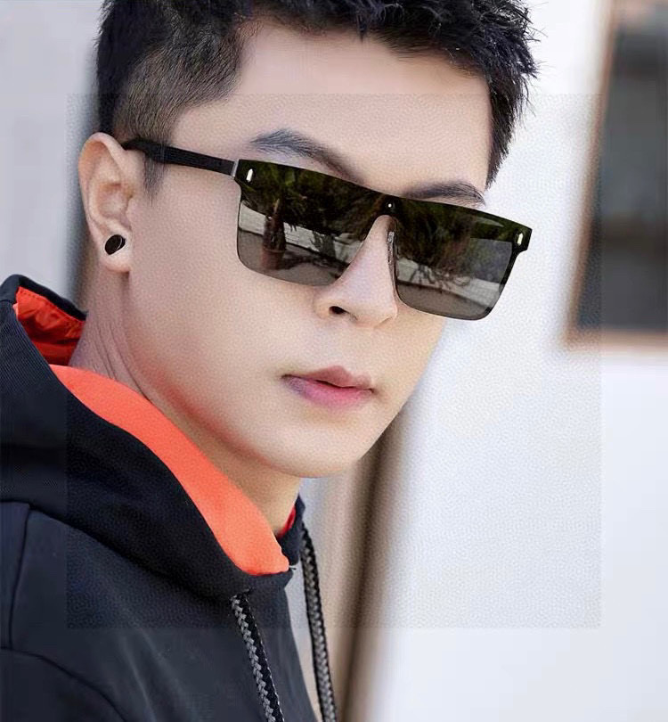    Gucci古奇 新款连体驶驾镜墨镜出行必众备多明星同款 太阳镜 男女太士阳镜飞行  型号：G780