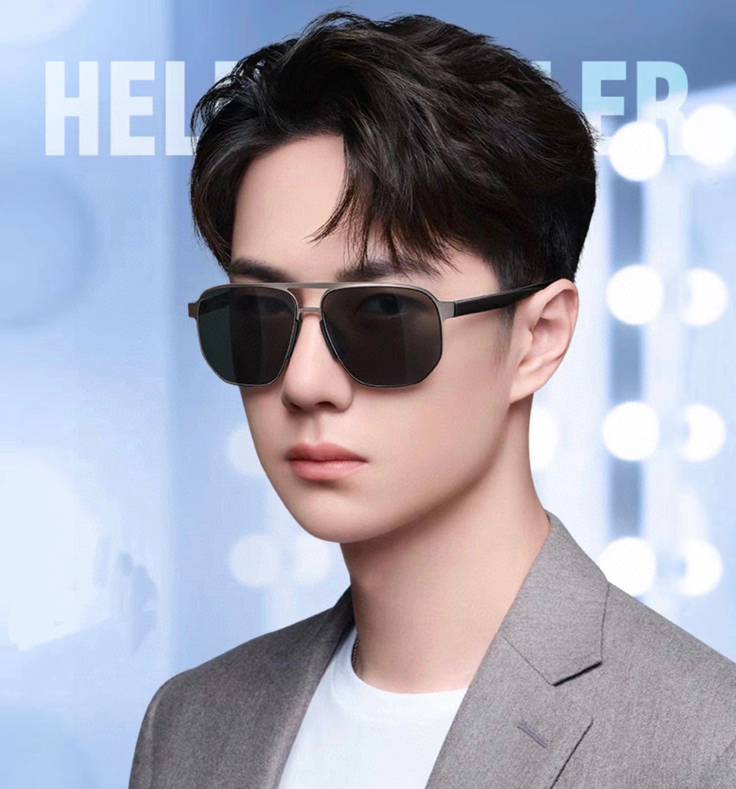         GUCCI 男款炫彩飞行员偏光太阳镜 ❤️材质：高清尼龙加厚卡槽高清偏光镜片 🌹无边框镜