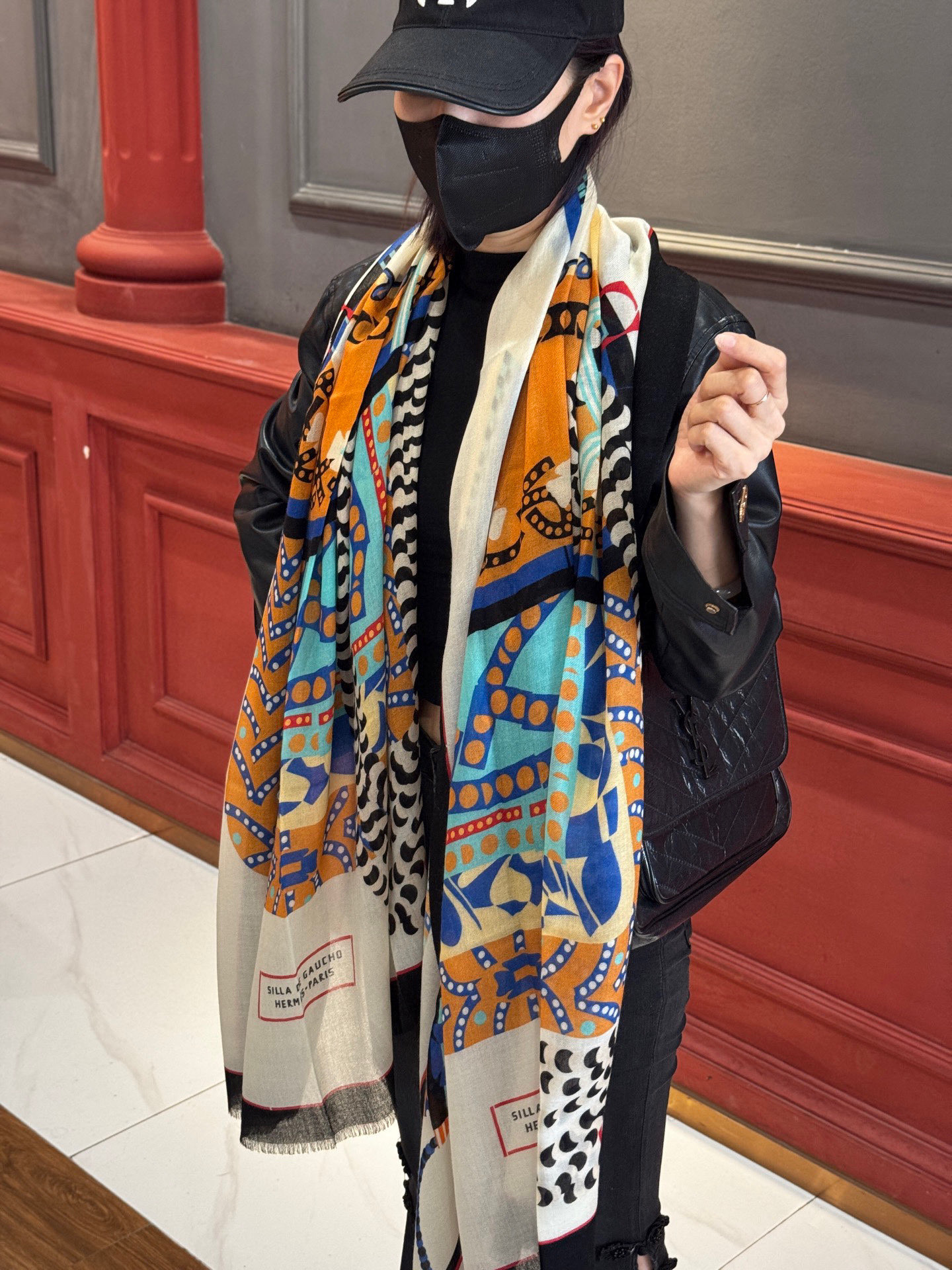  专柜同步 Hermes家买了都说好看【马鞍羊绒长巾】‼️推荐💕顶级工艺超值‼️爱马仕专柜爆款🎁🎁羊绒长