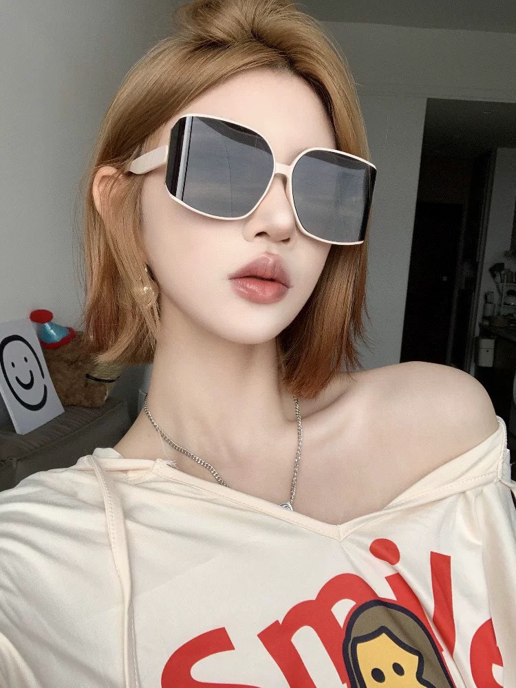  🔺 【GUCCI-偏光太阳镜】2025开春新款 潮流爆款 时尚圆框偏光太阳镜 高品质 佩戴舒适 网红潮