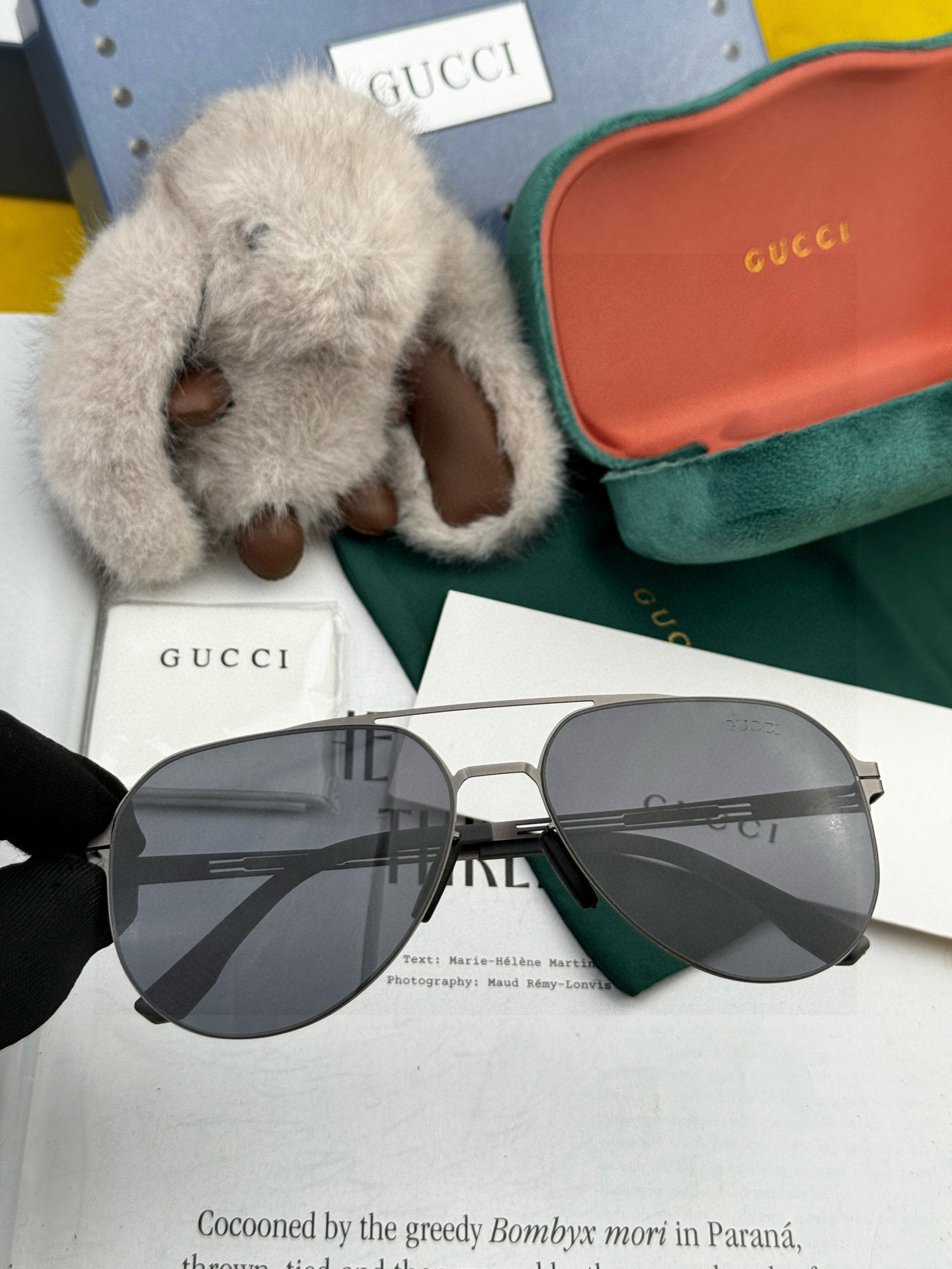 ♦️ GUCCI 2025新款男女情侣款太阳镜多边形墨镜iP电镀永不褪色 超轻超有弹性整幅眼镜无螺丝重要