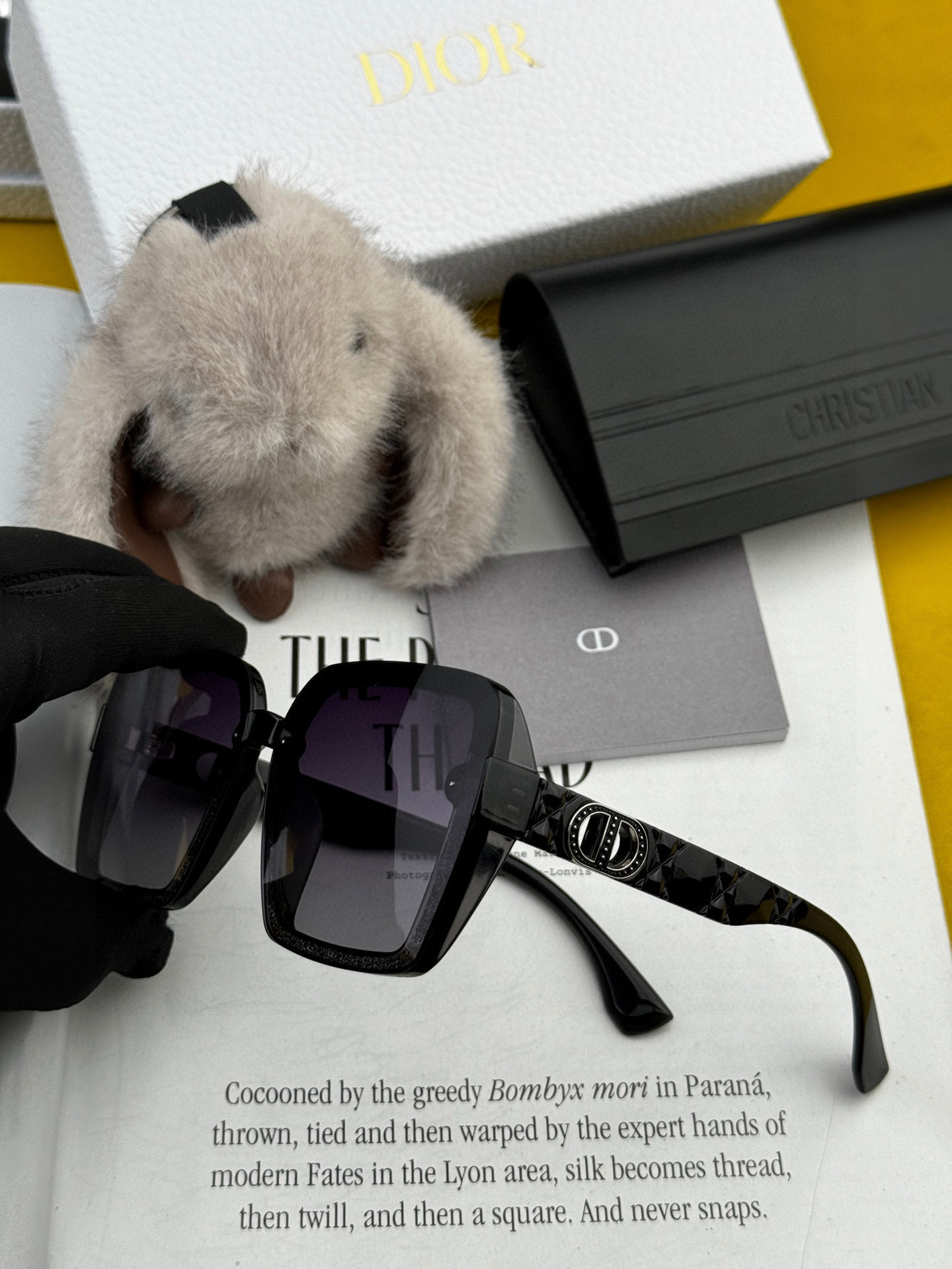  🔺 【DIOR-迪奥】2025开春新款 潮流爆款 时尚方框偏光太阳镜 高品质 佩戴舒适 网红潮款墨镜 