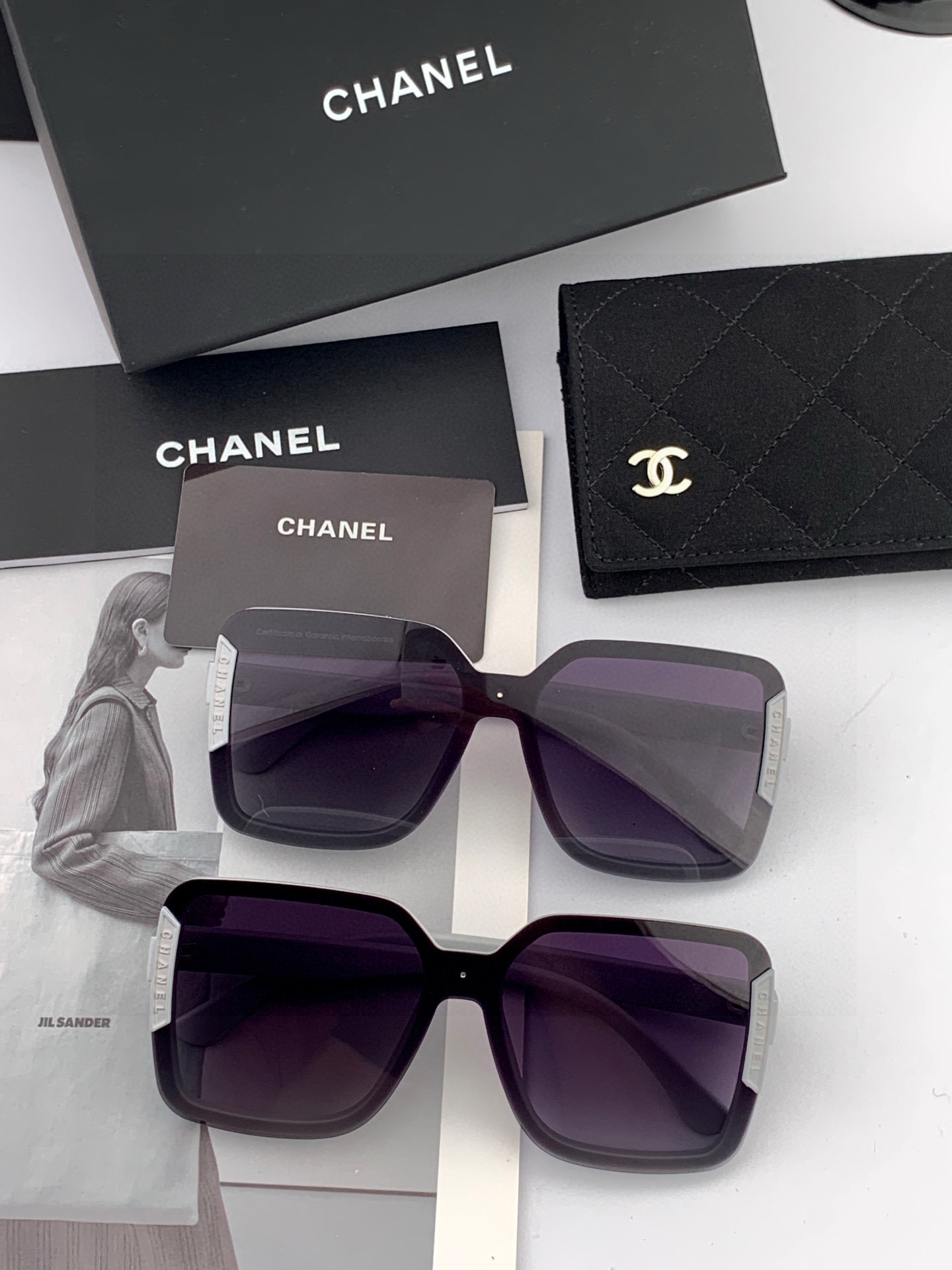    【TR偏光系列】Chanel大框太阳镜墨镜  经典的方框设计，不挑脸型，无论搭配大衣还是连衣裙都非