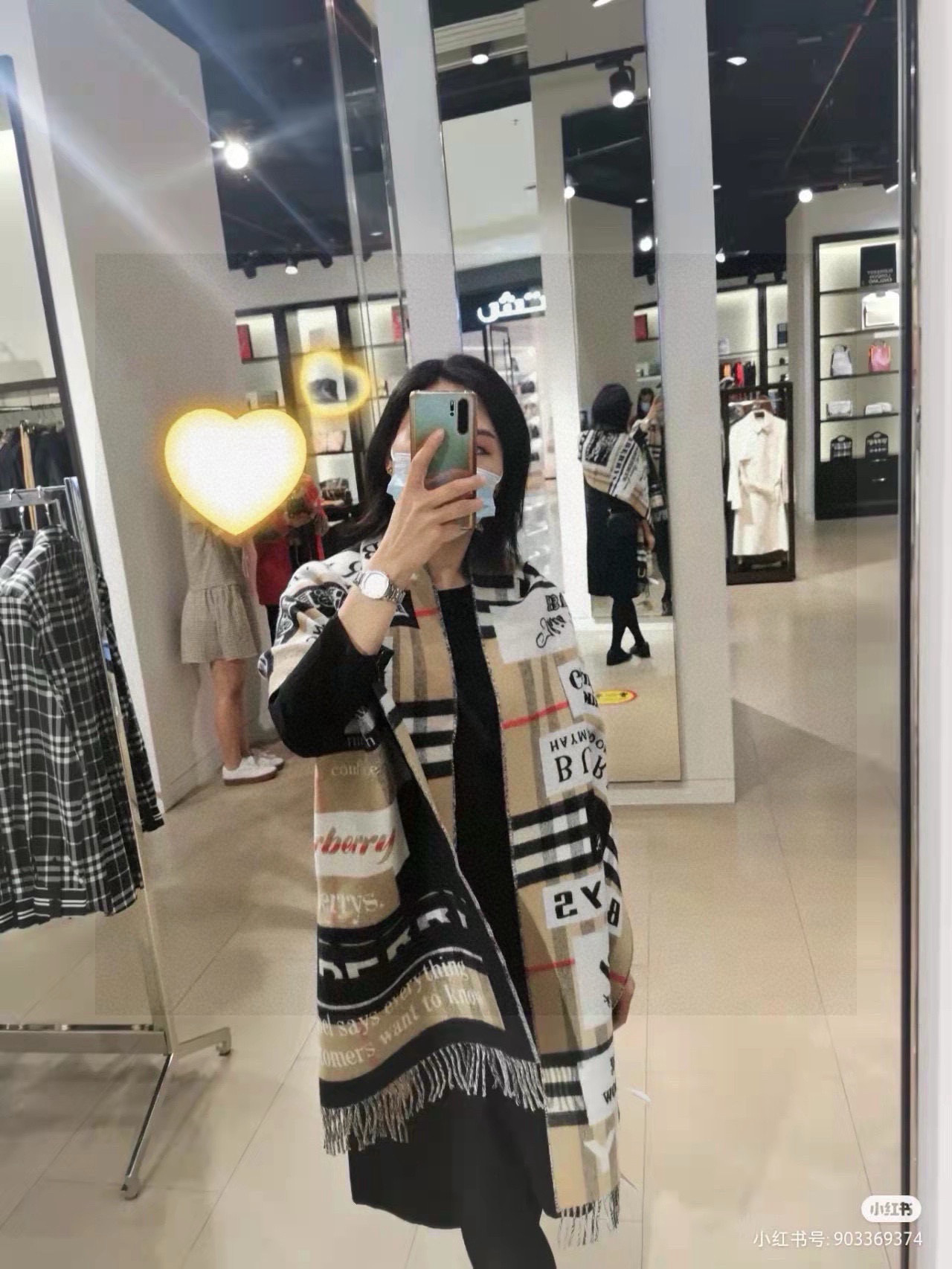  🌺🌺品牌：【巴宝莉】意大利米兰走秀款！明星同款，小红书同款披肩，加厚加密！明星同款系列，专柜品质，精益