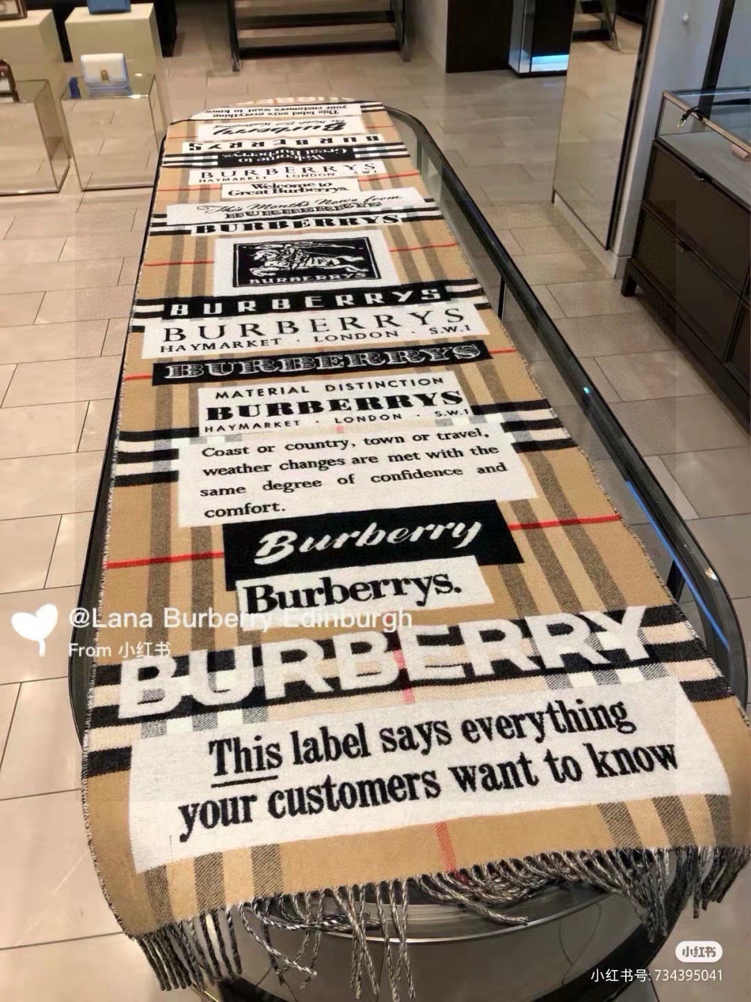  🌺🌺品牌：【巴宝莉】意大利米兰走秀款！明星同款，小红书同款披肩，加厚加密！明星同款系列，专柜品质，精益