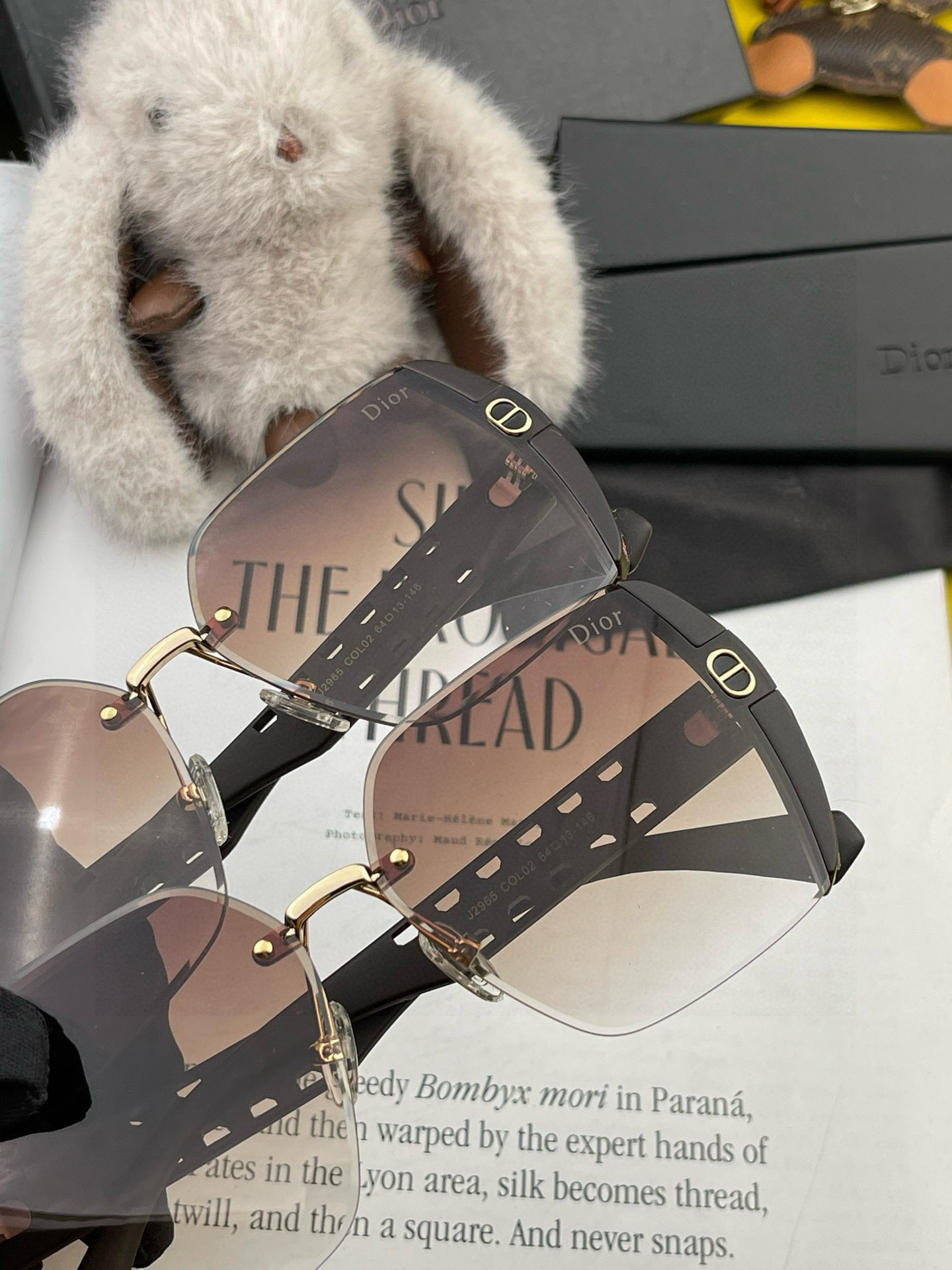  🔺 【DIOR-迪奥】2025开春新款 潮流爆款 时尚方框太阳镜 高品质 佩戴舒适 网红潮款墨镜 女士