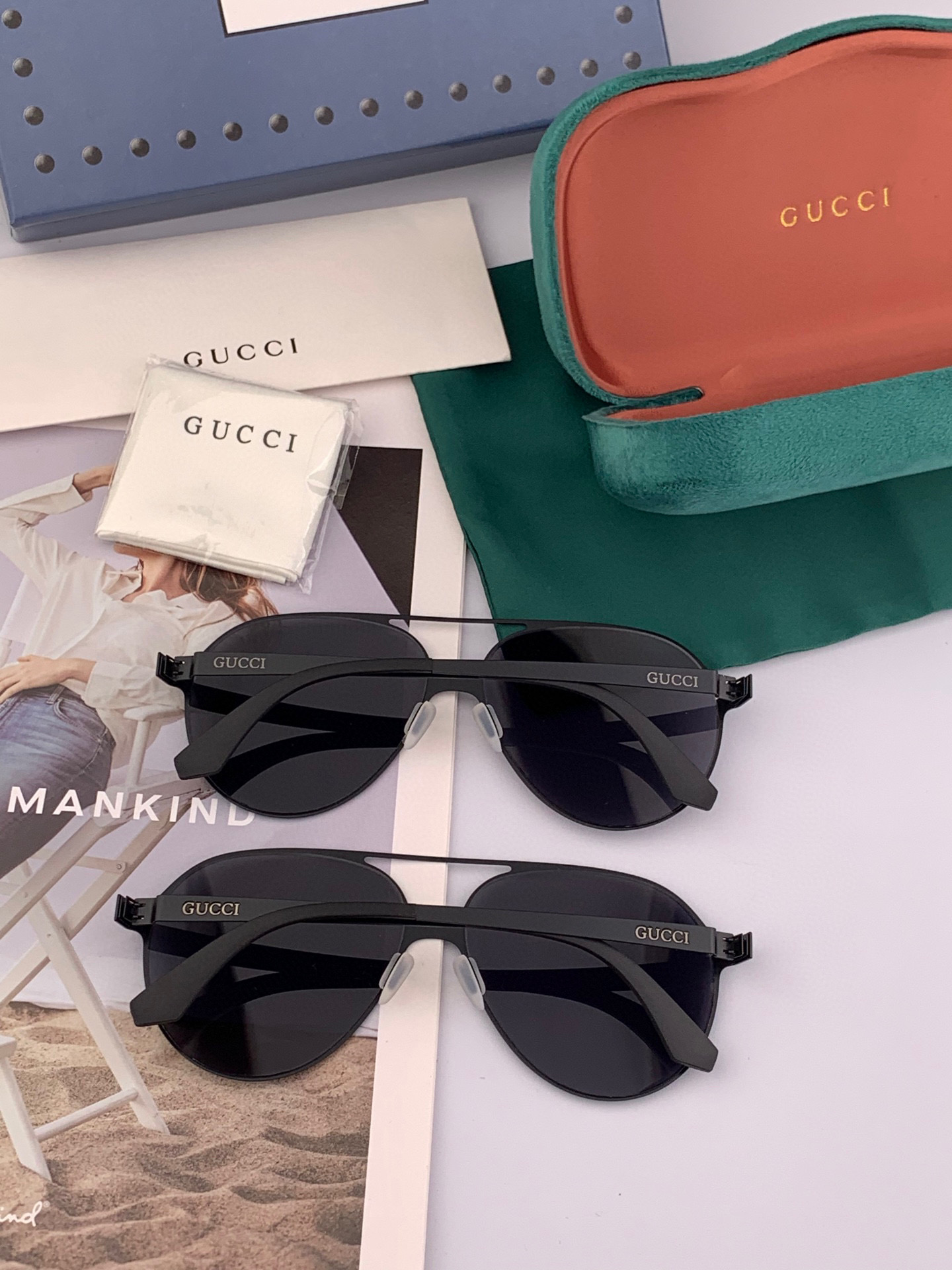   GUCCI 官网原版 2025新款太阳眼镜 全金属时尚大方框墨镜 高档电镀工艺 品质稳稳滴💪超轻盈 